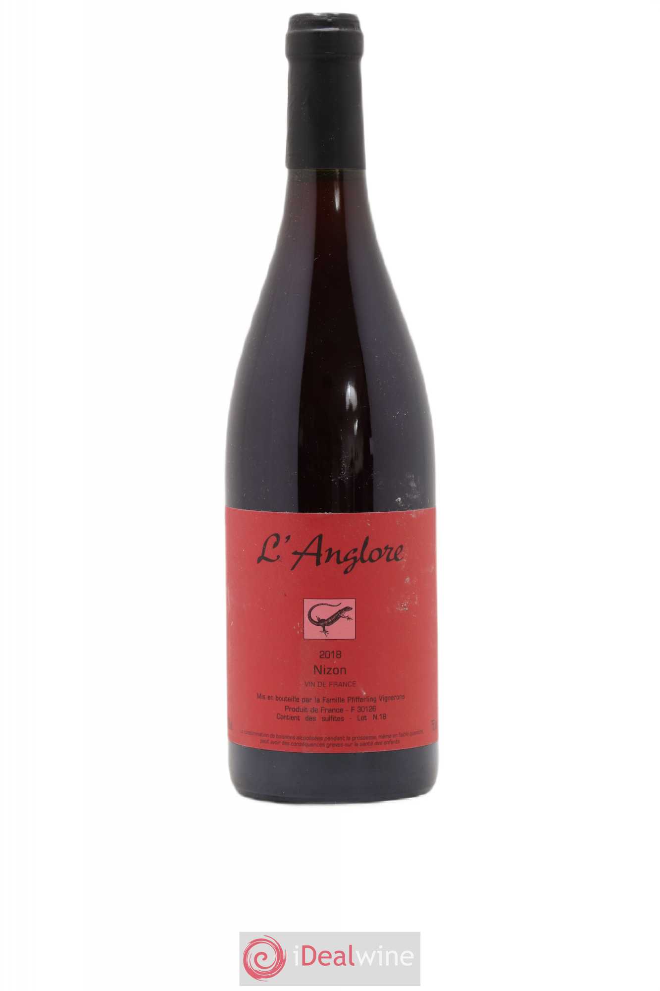Vin de France Nizon L'Anglore 2018 - Lot de 1 bouteille - 0