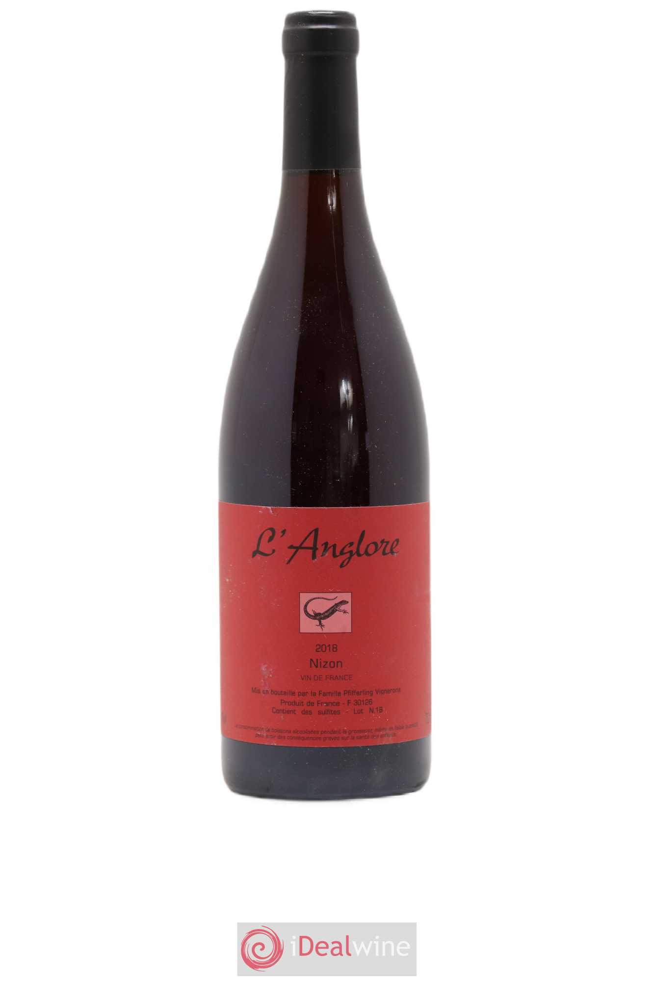 Vin de France Nizon L'Anglore 2018 - Lot de 1 bouteille - 0