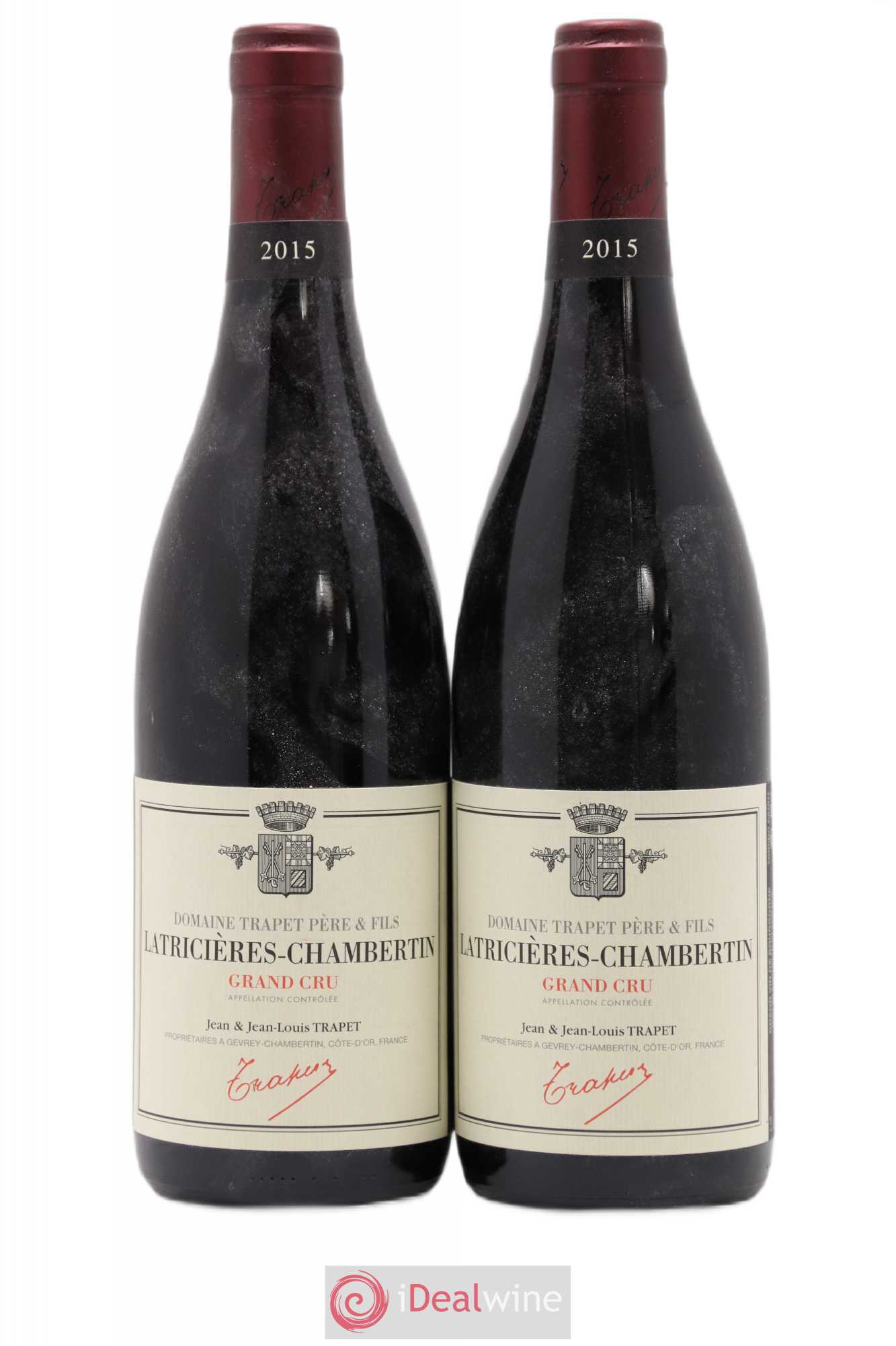 Latricières-Chambertin Grand Cru Domaine Trapet 2015 - Lot de 2 bouteilles - 0