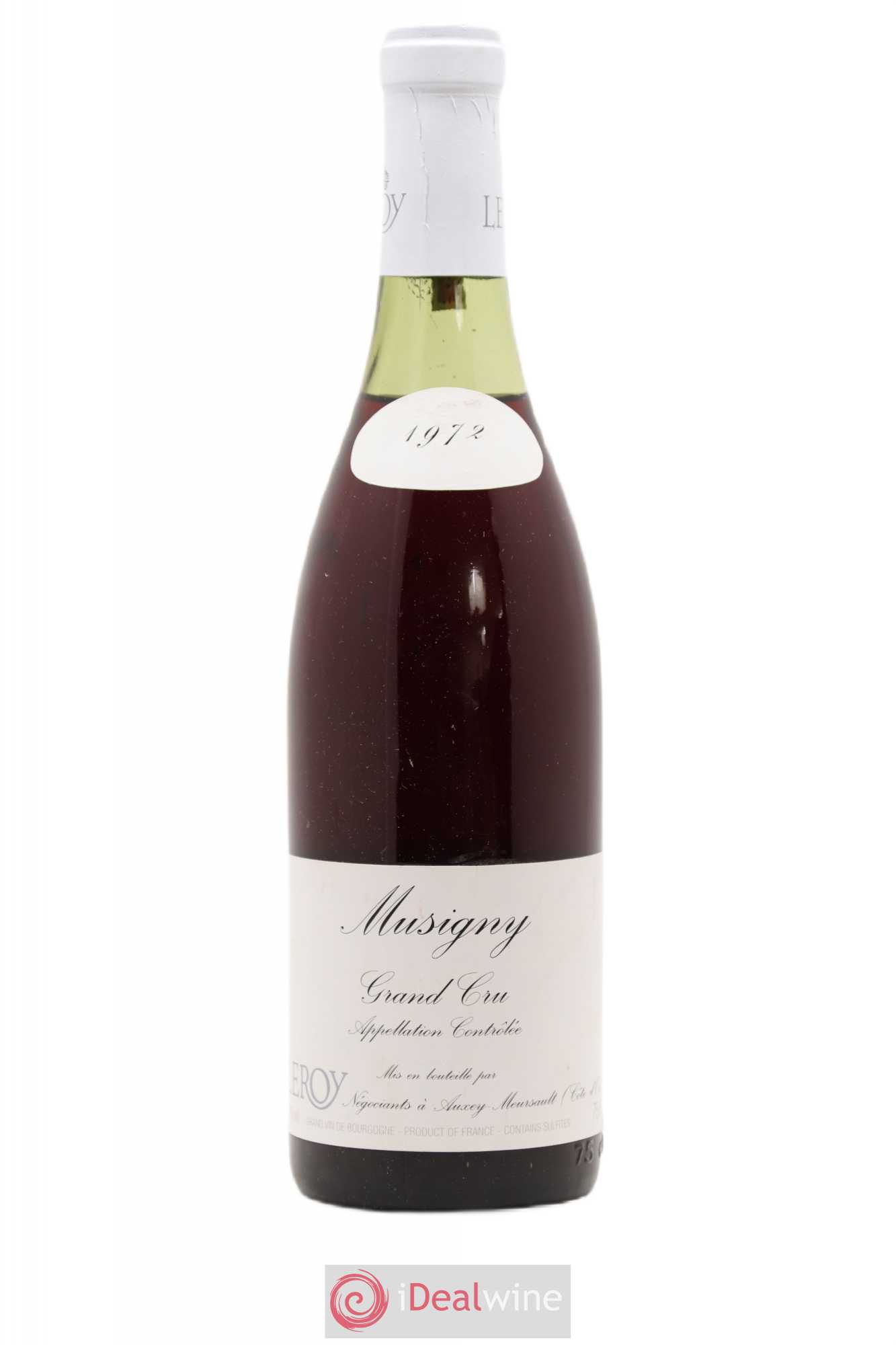 Musigny Grand Cru Leroy SA 1972 - Lot de 1 bouteille - 0