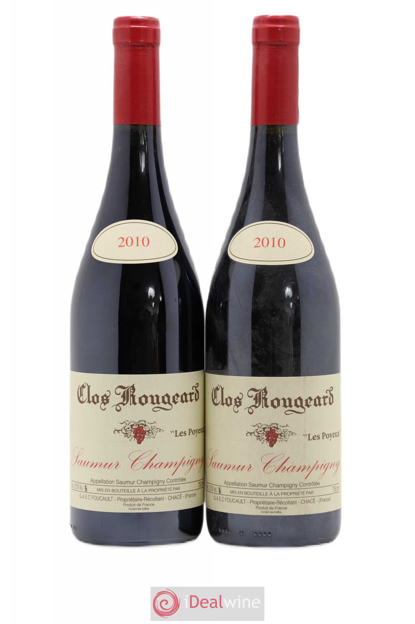 Saumur-Champigny Les Poyeux Clos Rougeard 2010 - Lot de 2 bouteilles - 0