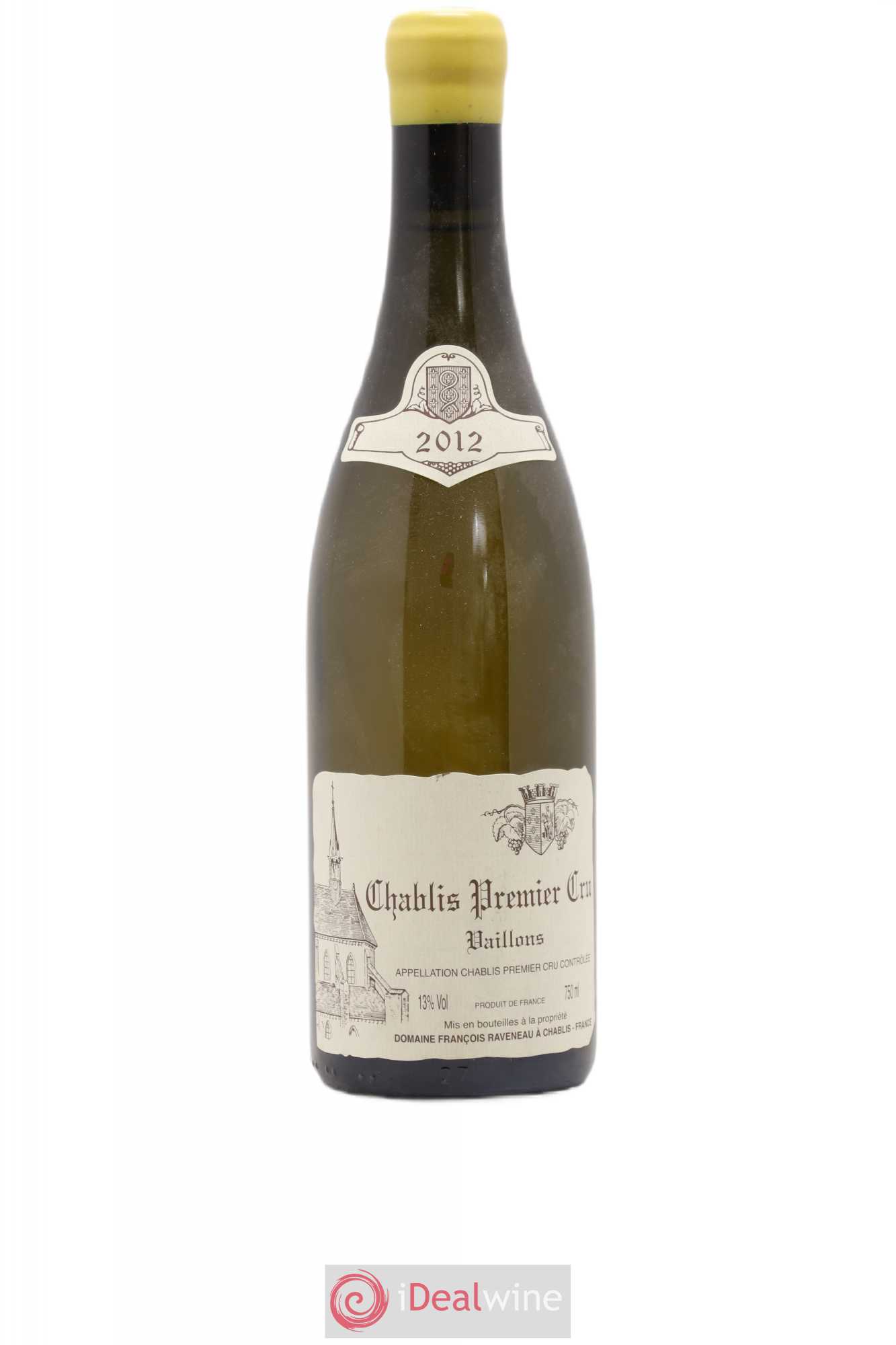 Chablis 1er Cru Vaillons Raveneau (Domaine) 2012 - Lot de 1 bouteille - 0