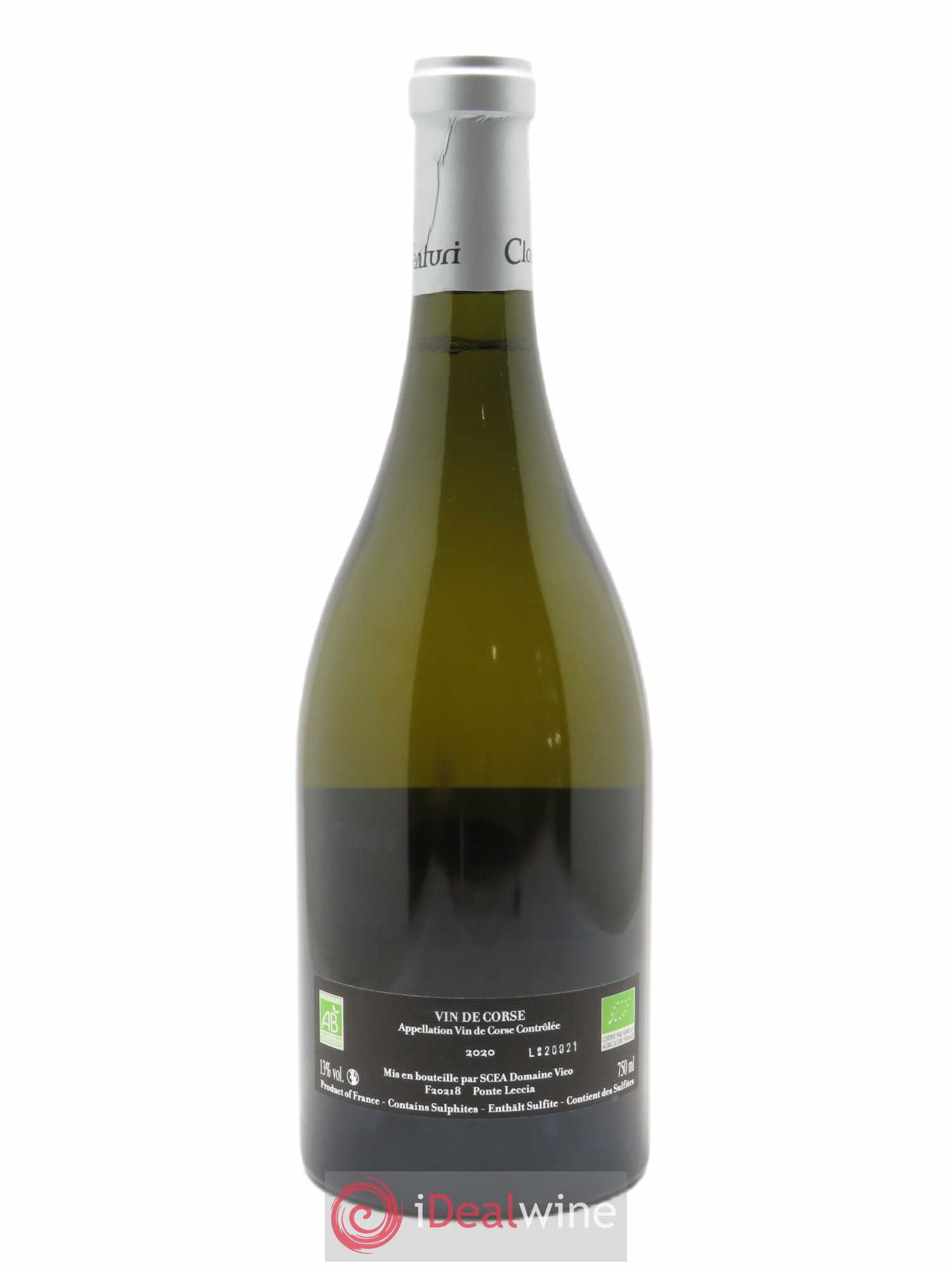 Vin de Corse Clos Venturi 2020 - Lot de 1 bouteille - 1