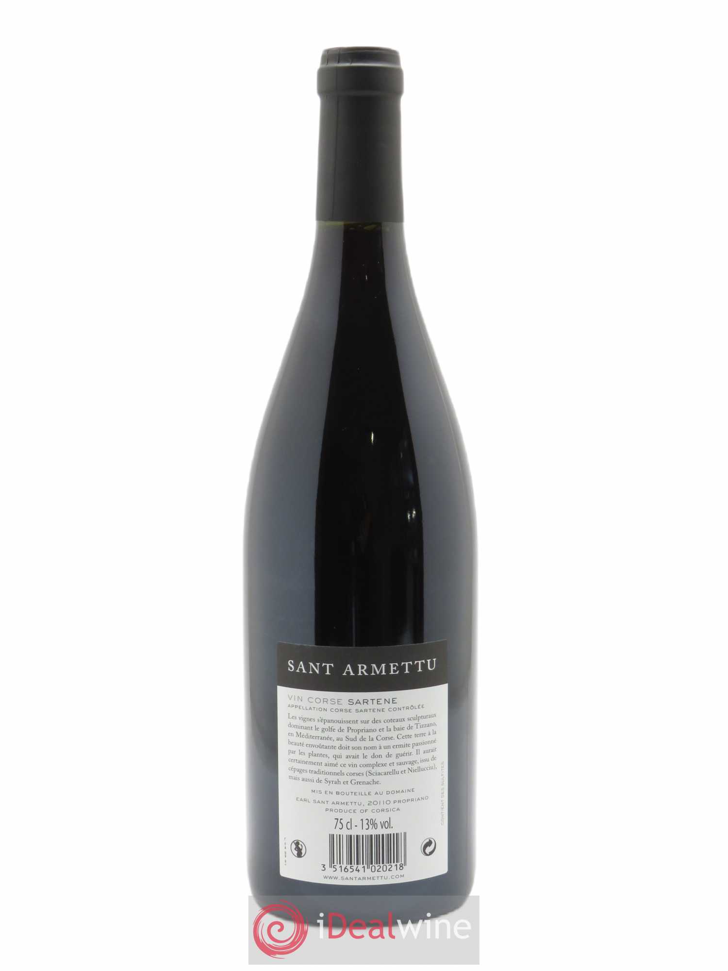 Sartène San't Armettu Sant Armettu (Domaine) 2020 - Lot de 1 bouteille - 1