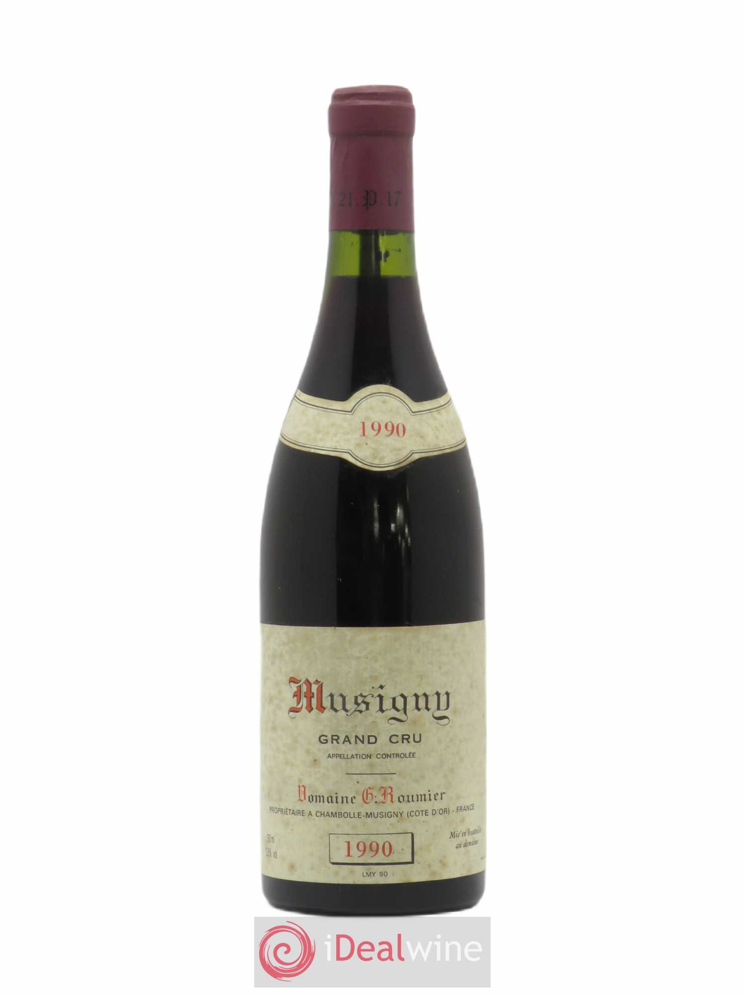 Musigny Grand Cru Georges Roumier (Domaine) 1990 - Lot de 1 bouteille - 0
