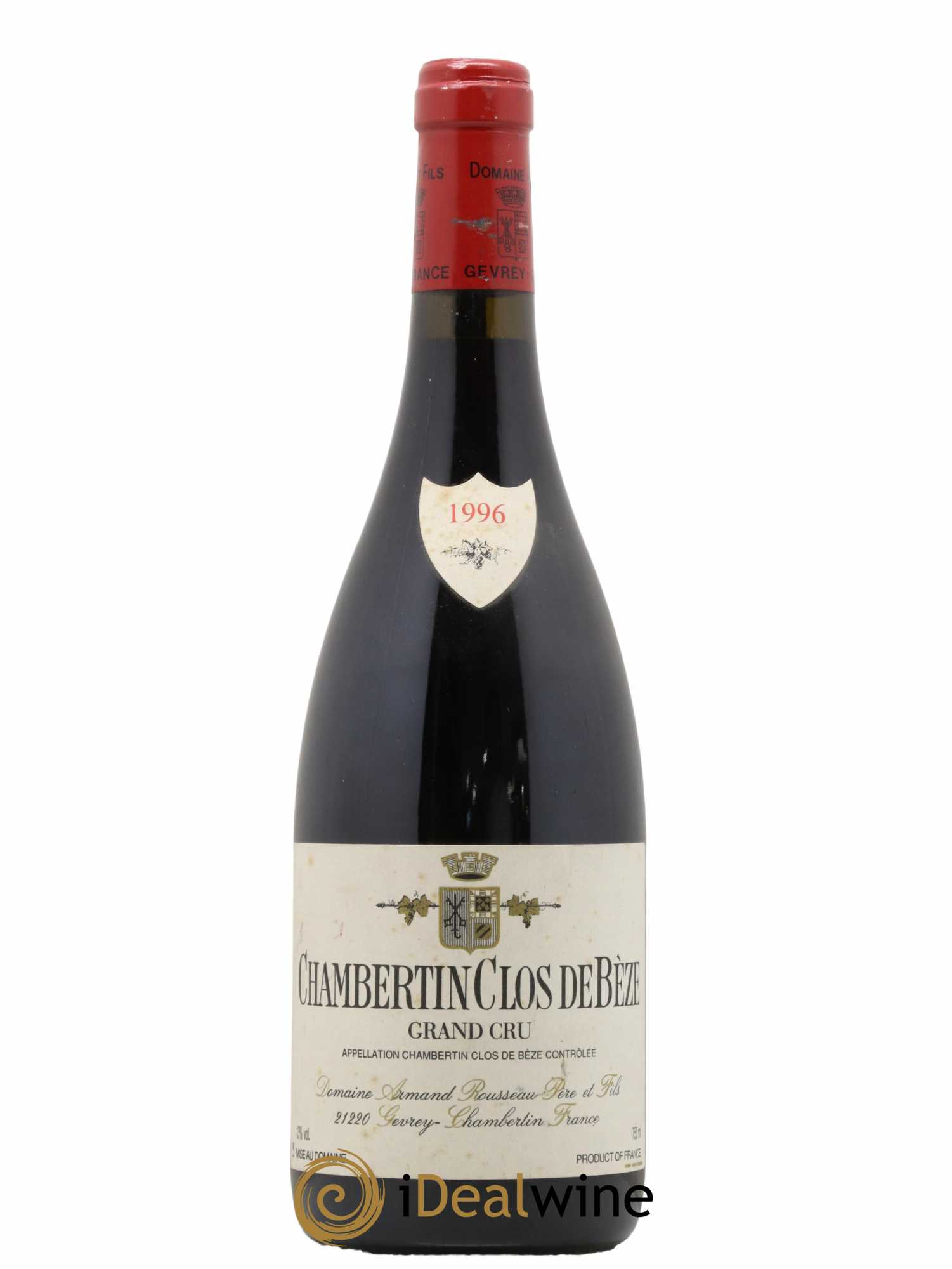 Chambertin Clos de Bèze Grand Cru Armand Rousseau (Domaine) 1996 - Lot de 1 bouteille - 0
