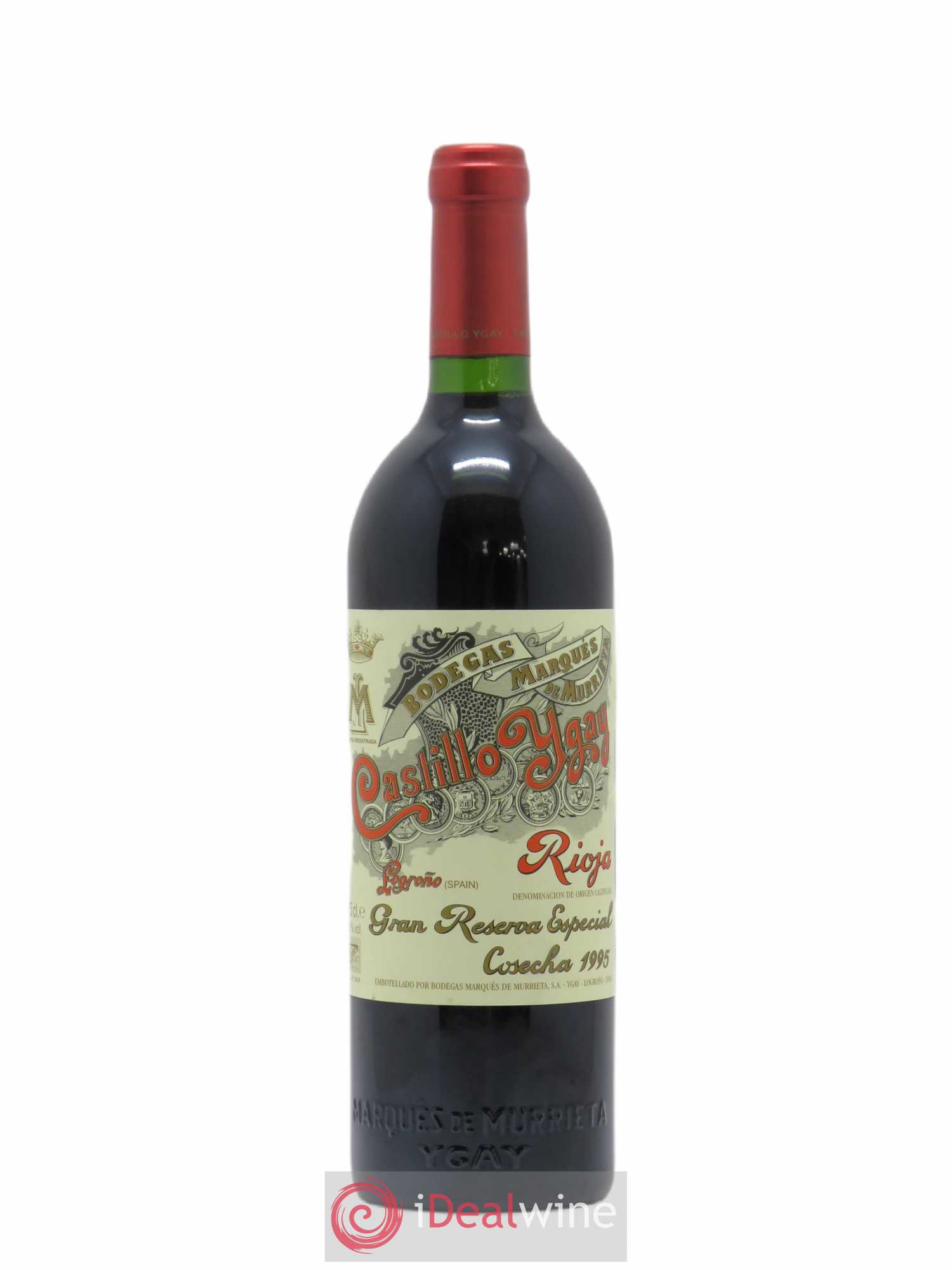 Rioja DOCA Castillo Ygay Reserva Especial Marqués de Murrieta 1995 - Lot de 1 bouteille - 0