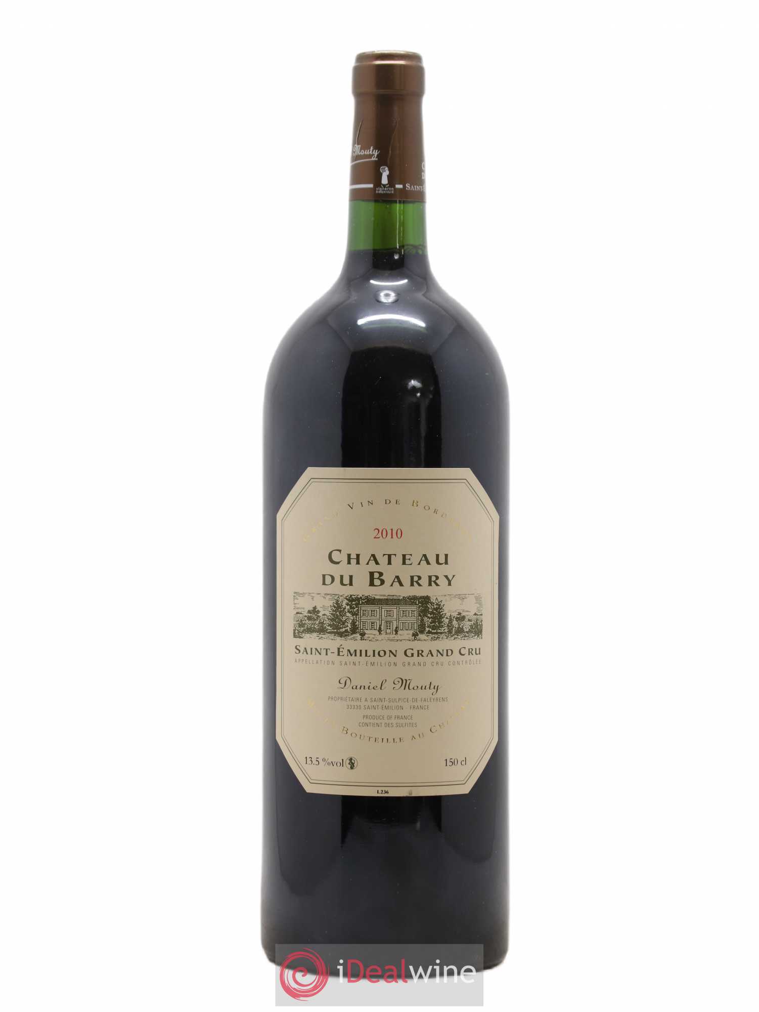 Saint-Émilion Grand Cru Château du Barry Daniel Mouty 2010 - Posten von 1 Magnum - 0