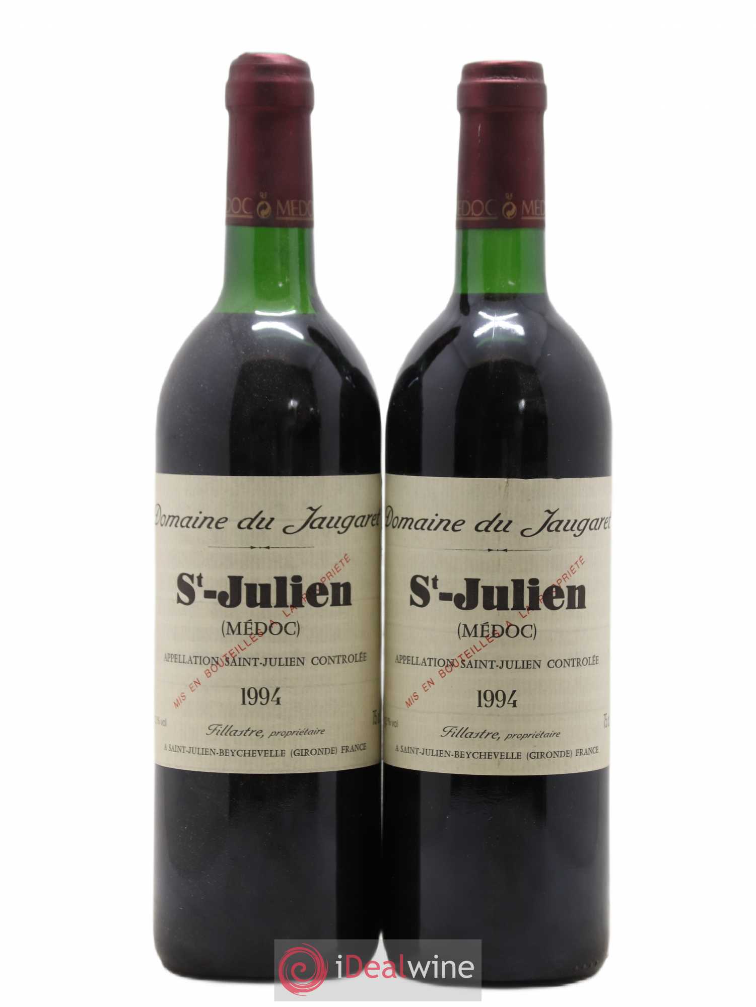 Domaine du Jaugaret 1994 - Lot de 2 bouteilles - 0