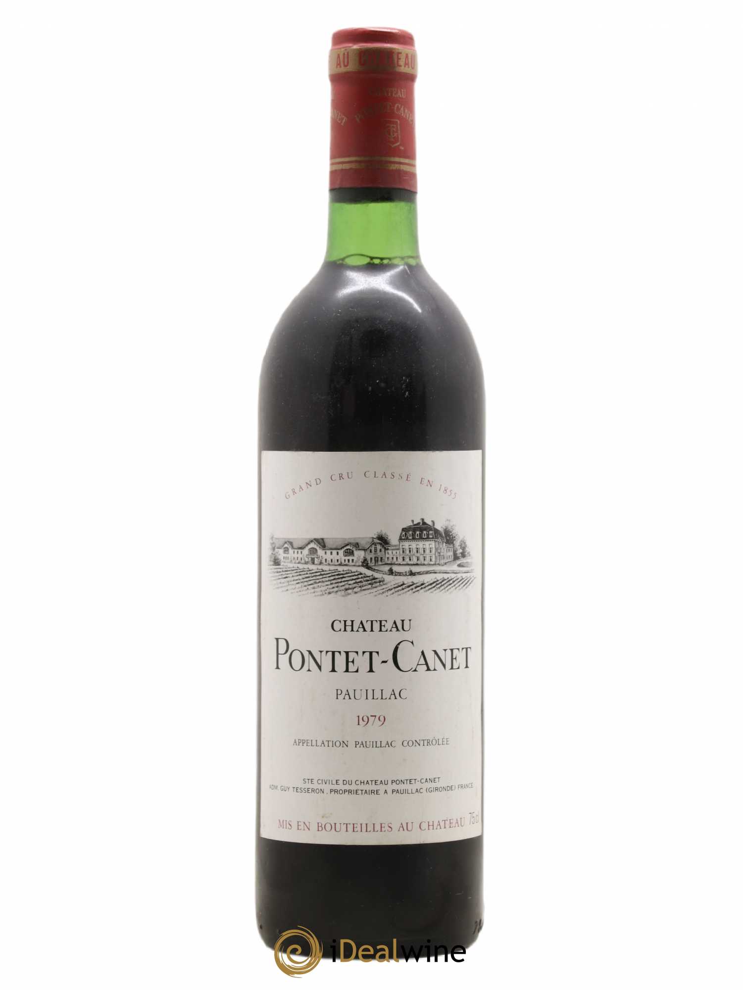 Château Pontet Canet 5ème Grand Cru Classé 1979 - Lot de 1 bouteille - 0