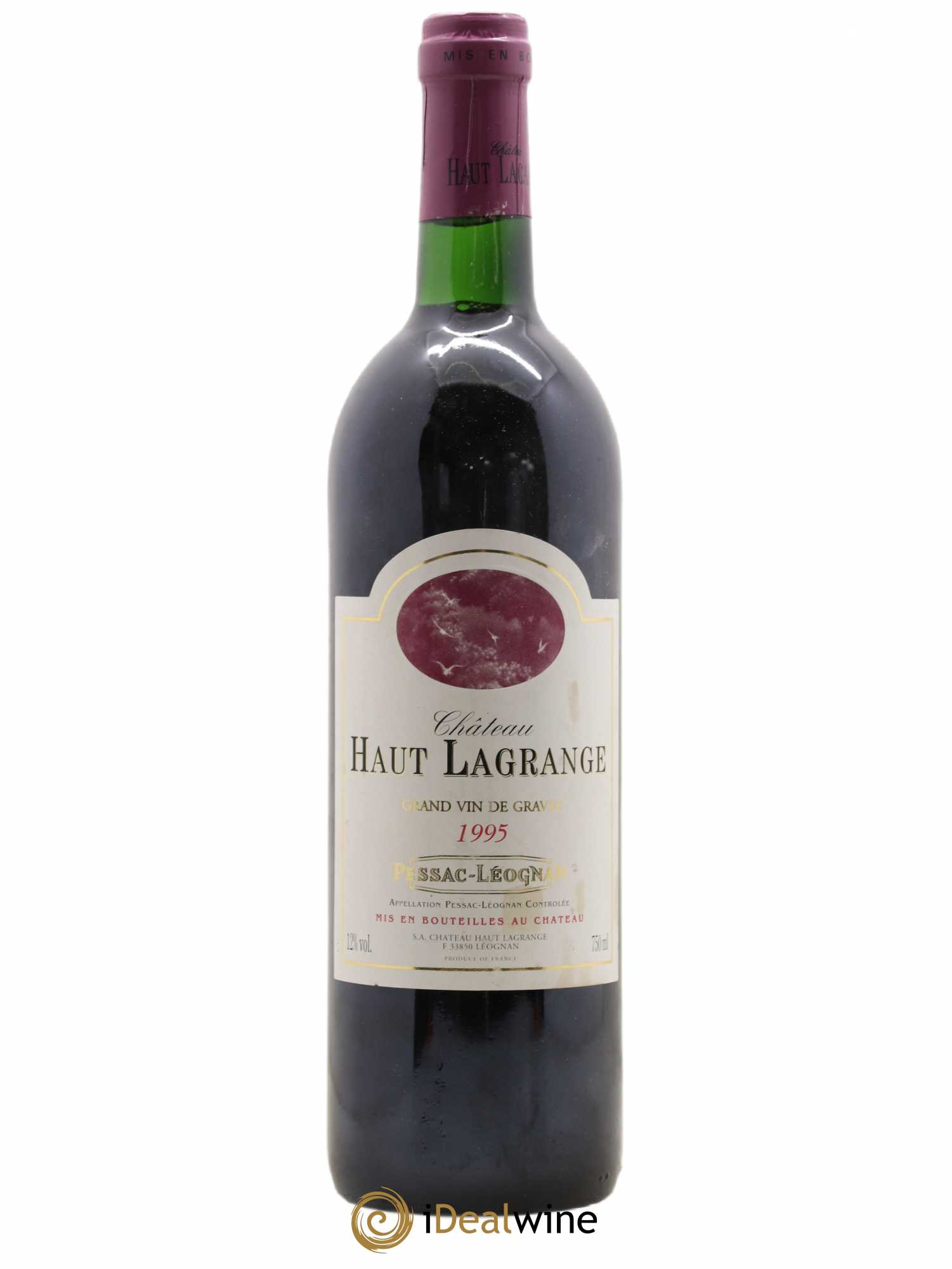 Pessac-Léognan Chateau Haut-Lagrange 1995 - Lot de 1 bouteille - 0