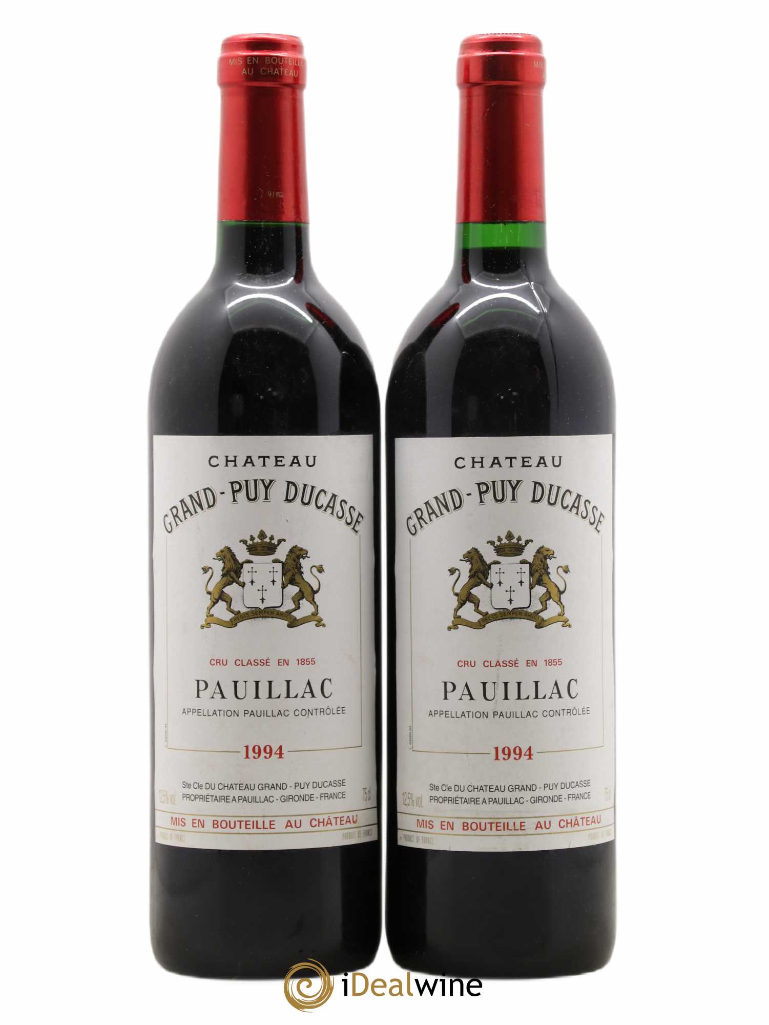 Château Grand Puy Ducasse 5ème Grand Cru Classé 1994 - Lot de 2 bouteilles - 0