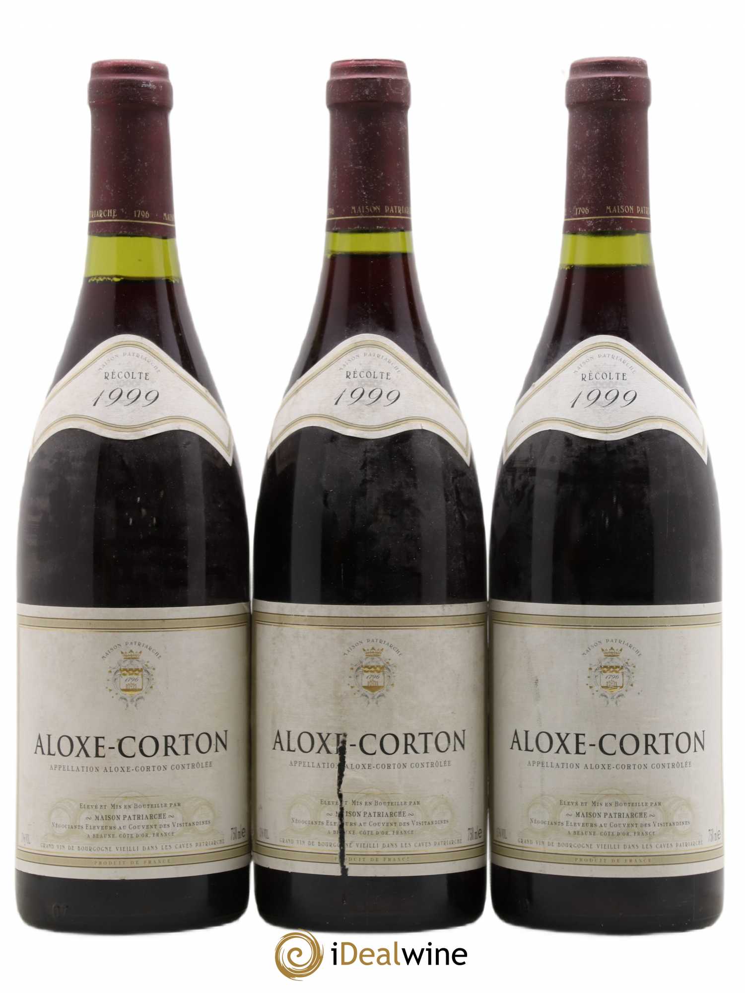 Aloxe-Corton Maison Patriarche 1999 - Lot de 3 bouteilles - 0