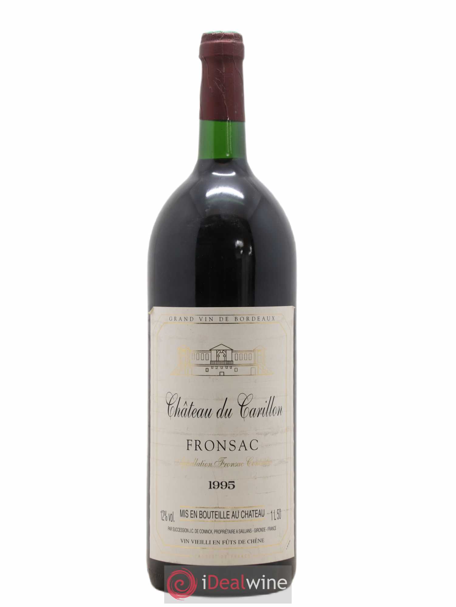 Fronsac Château De Carillon (sans prix de réserve) 1995 - Lot de 1 magnum - 0