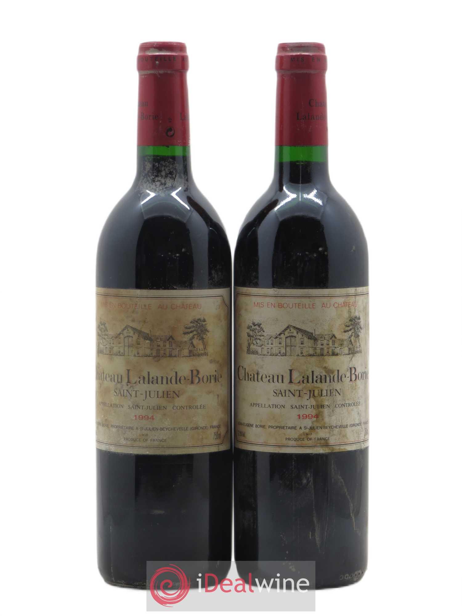 Château Lalande Borie 1994 - Lot de 2 bouteilles - 0