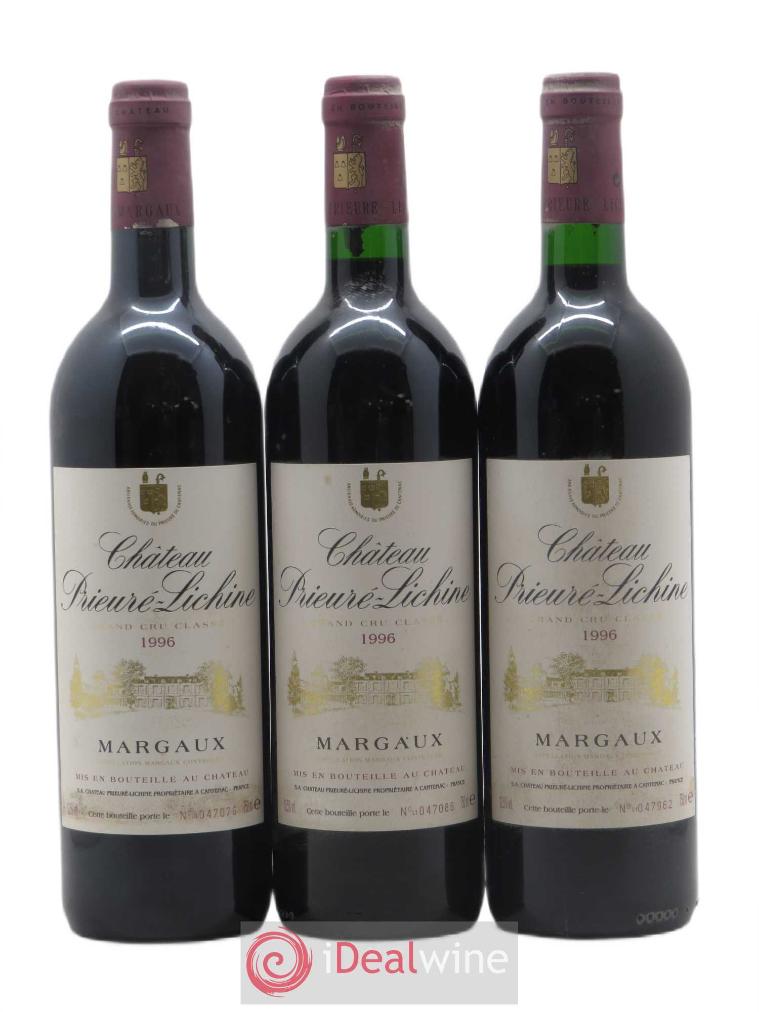 Château Prieuré Lichine 4ème Grand Cru Classé 1996 - Lot de 12 bouteilles - 4