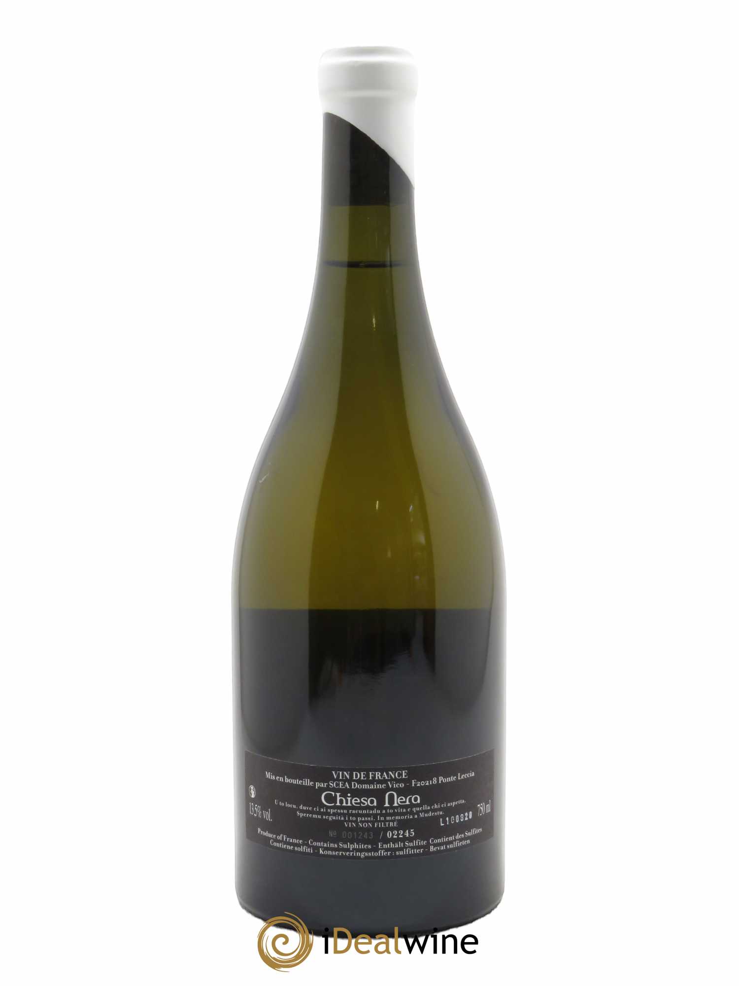 Vin de Corse Chiesa Nera Clos Venturi 2019 - Lot de 1 bouteille - 2