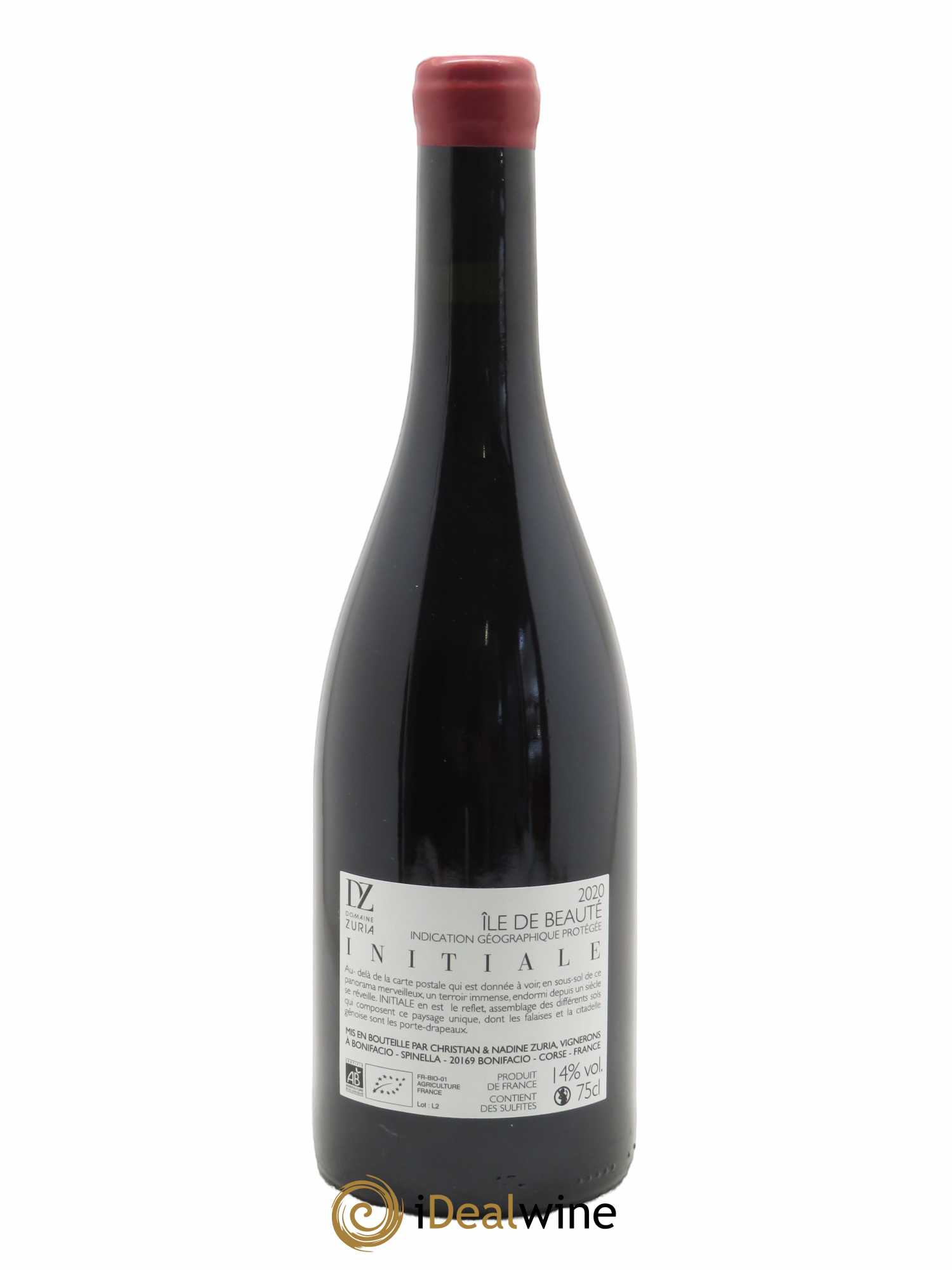 Ile de Beauté Initiale Zuria 2020 - Lot de 1 bouteille - 1