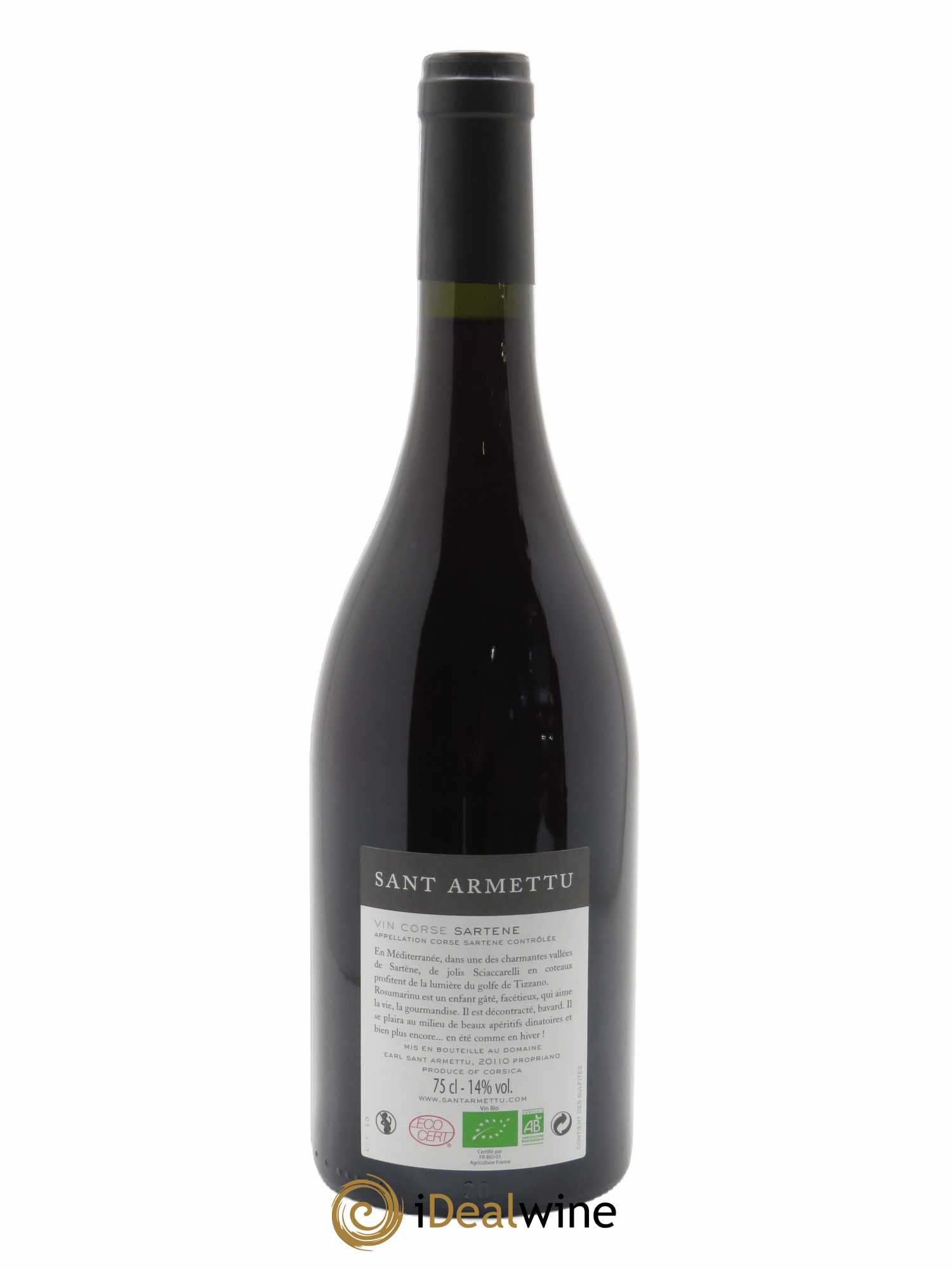 Sartène Rosumarinu Sant Armettu (Domaine) 2021 - Lot of 1 bottle - 1
