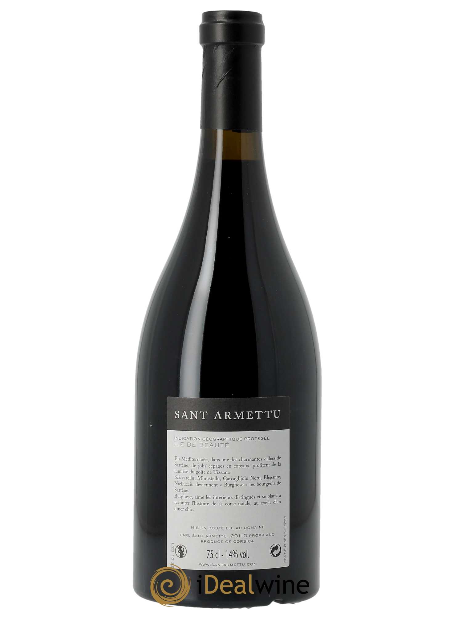 Ile de Beauté Burghese Sant Armettu (Domaine) 2019 - Lot of 1 bottle - 1