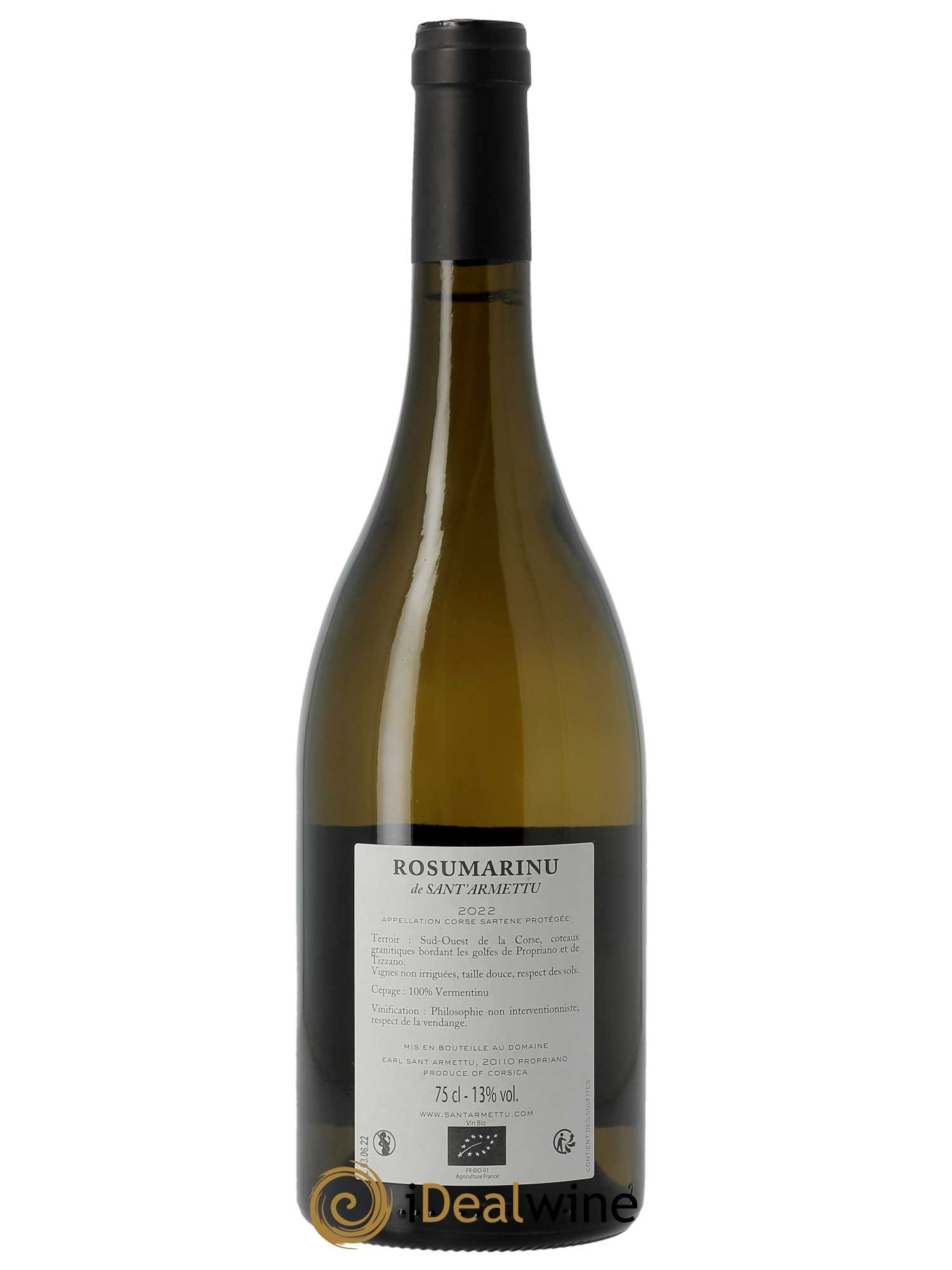 Sartène Rosumarinu Sant Armettu (Domaine)  2022 - Lot de 1 bouteille - 1