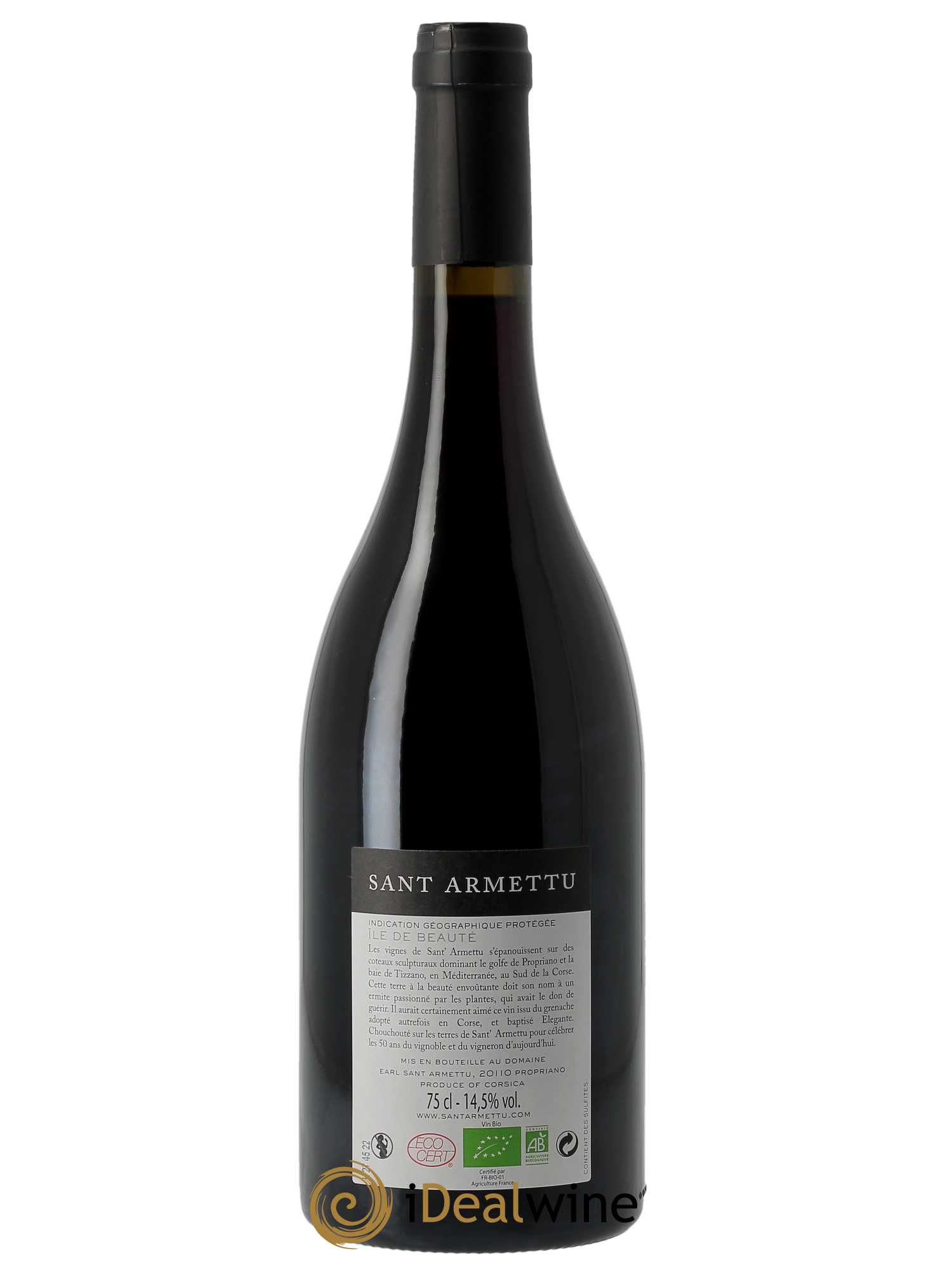 IGP Ile de Beauté Elegante Sant Armettu (Domaine) 2021 - Posten von 1 Flasche - 1