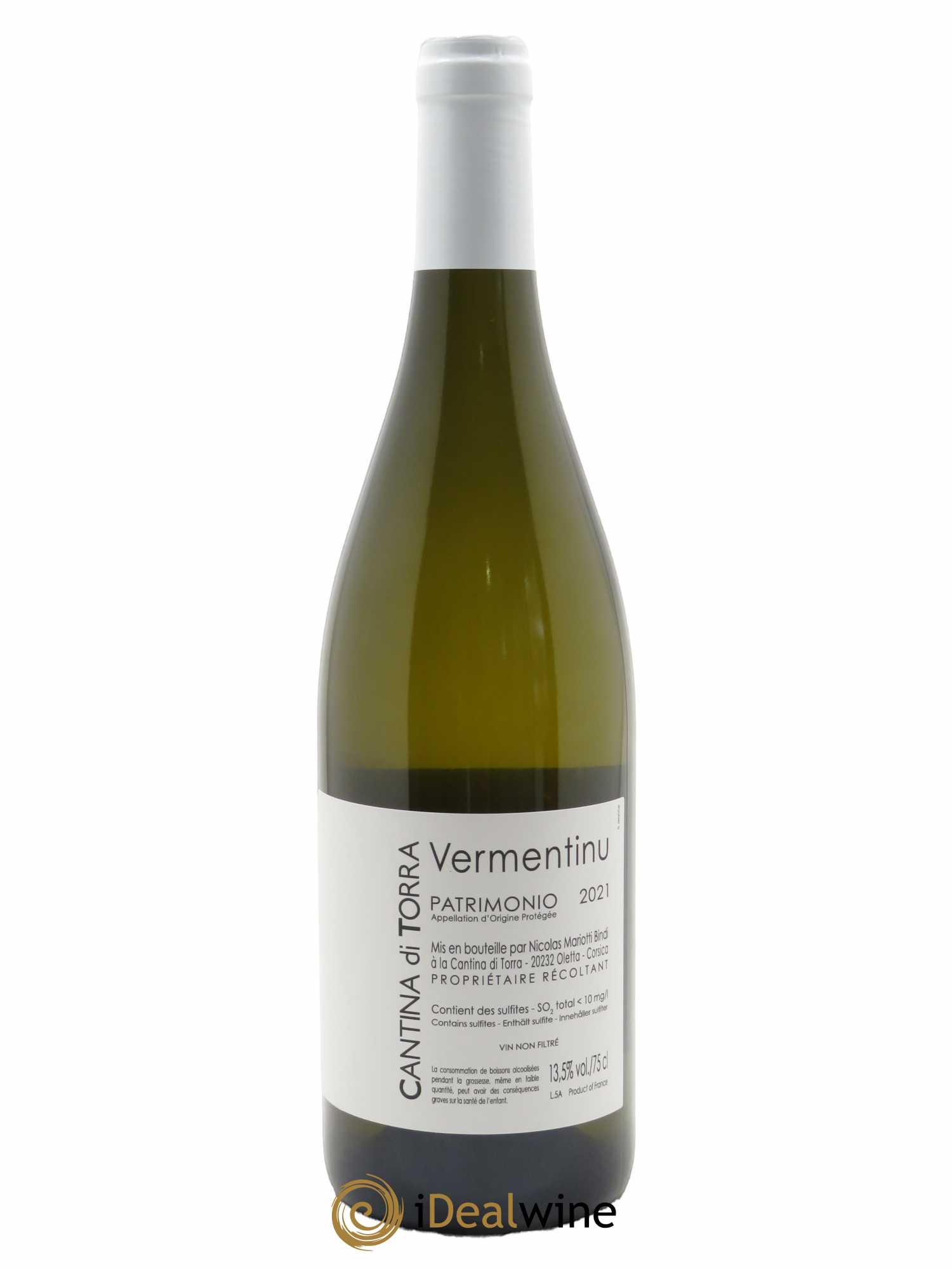 Patrimonio Cantina di Torra Nicolas Mariotti Bindi 2021 - Lot of 1 bottle - 1