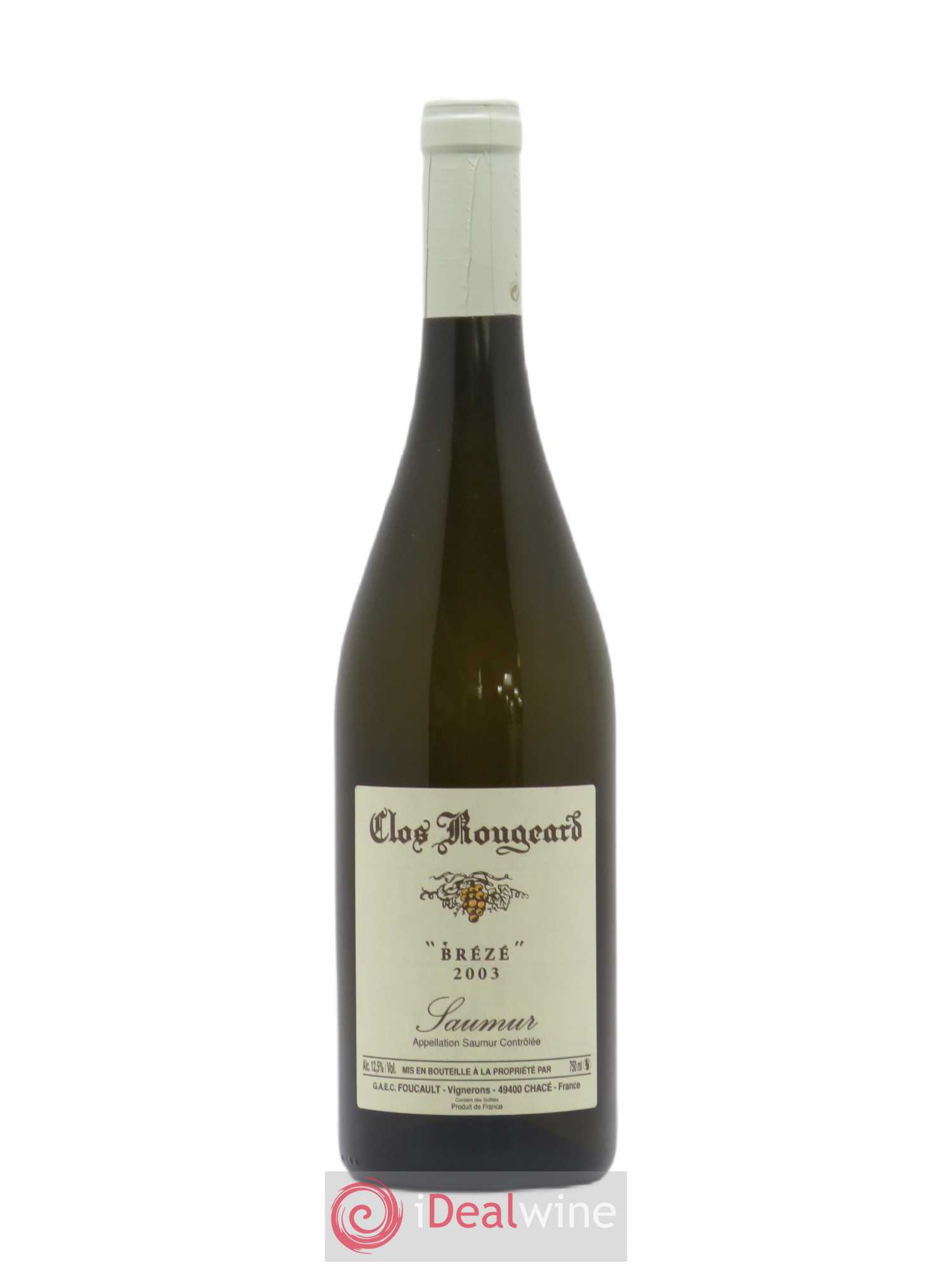 Saumur Brézé Clos Rougeard 2003 - Lot de 1 bouteille - 0