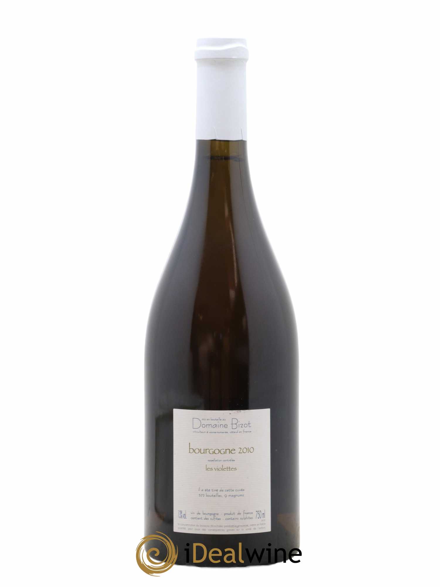 Bourgogne Les Violettes Bizot (Domaine) 2010 - Lot de 1 bouteille - 1