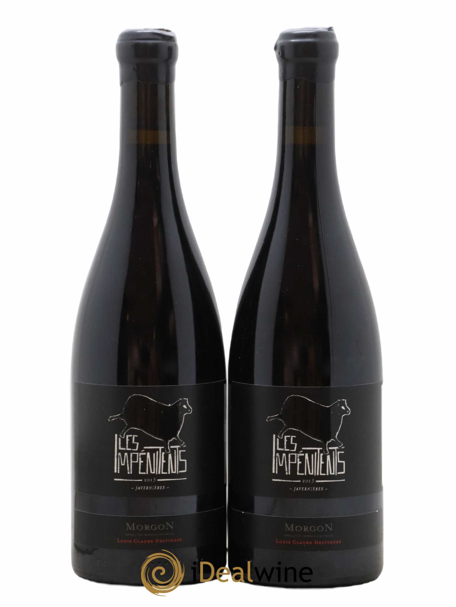 Morgon Javernières Les Impénitents Louis-Claude Desvignes 2015 - Lot de 2 bouteilles - 0
