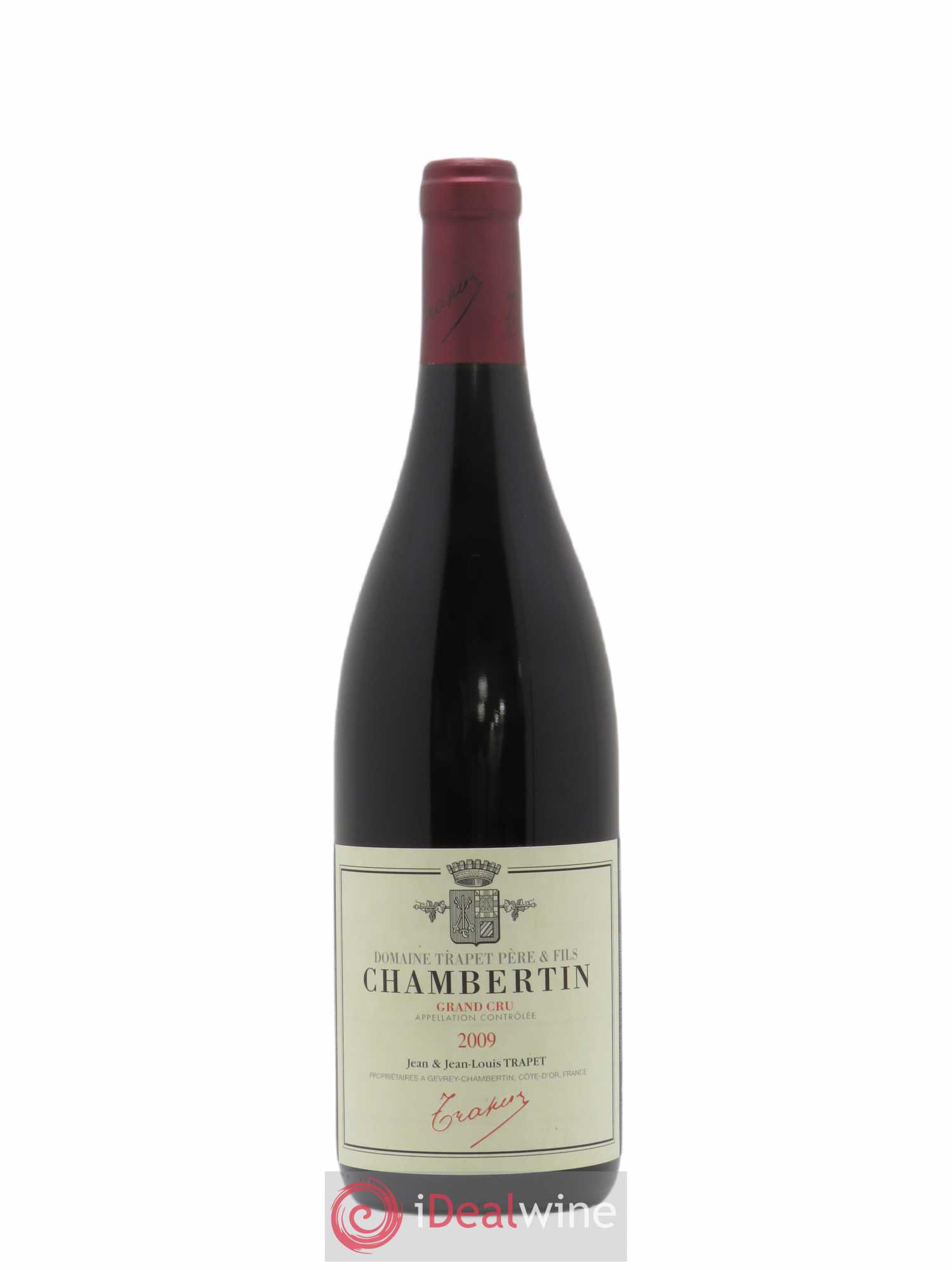 Chambertin Grand Cru Domaine Trapet 2009 - Lot de 1 bouteille - 0