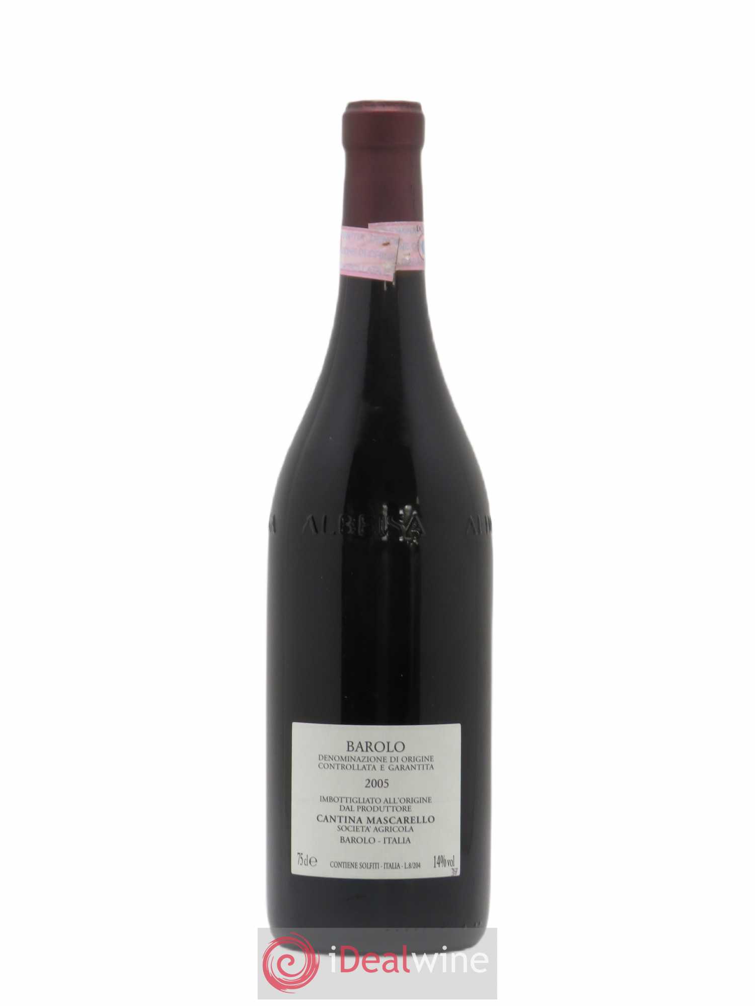 Barolo DOCG Bartolo Mascarello 2005 - Lot de 1 bouteille - 1