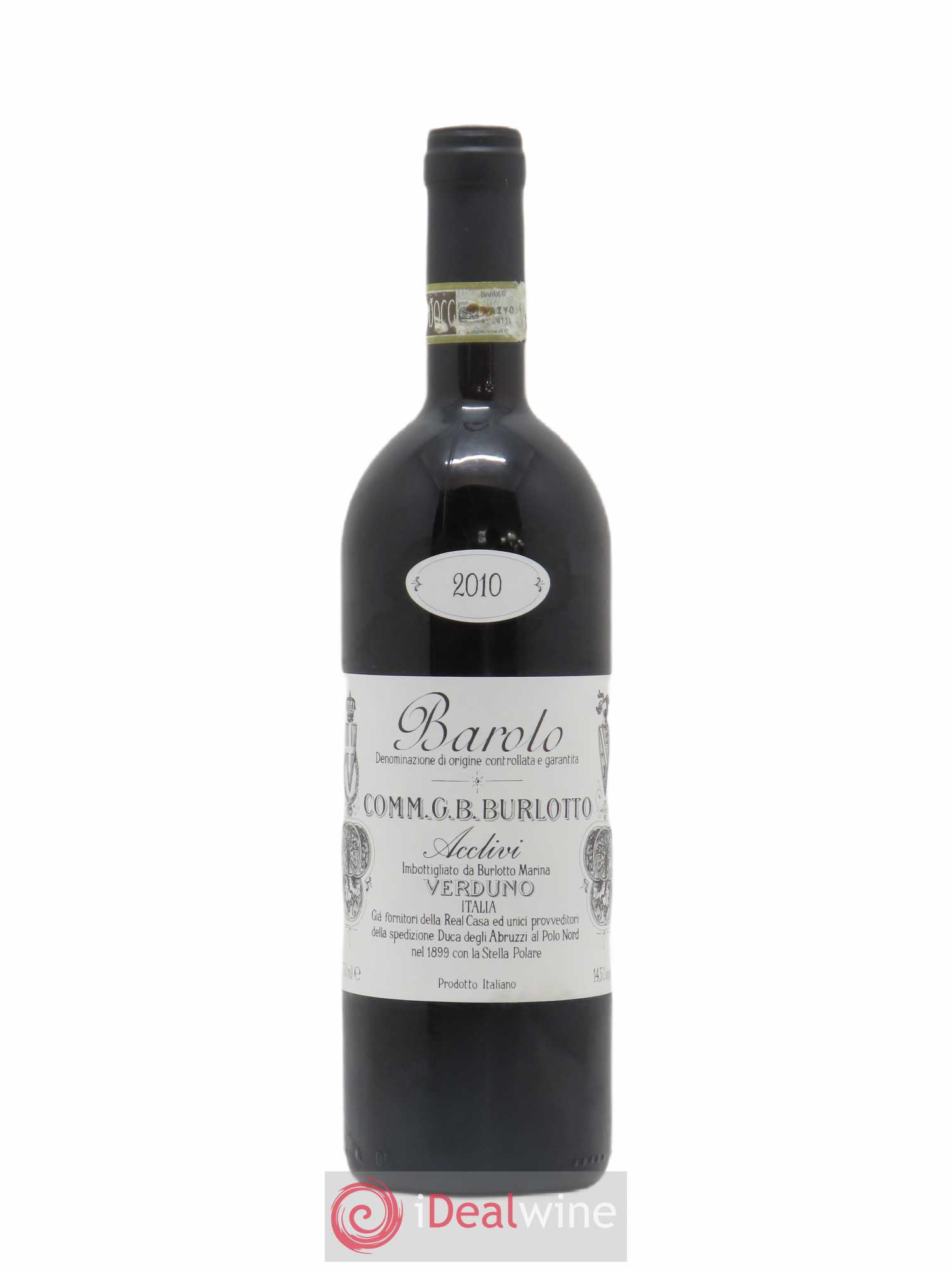 Barolo DOCG Acclivi Comm. Giovan Battista Burlotto 2010 - Lot de 1 bouteille - 0