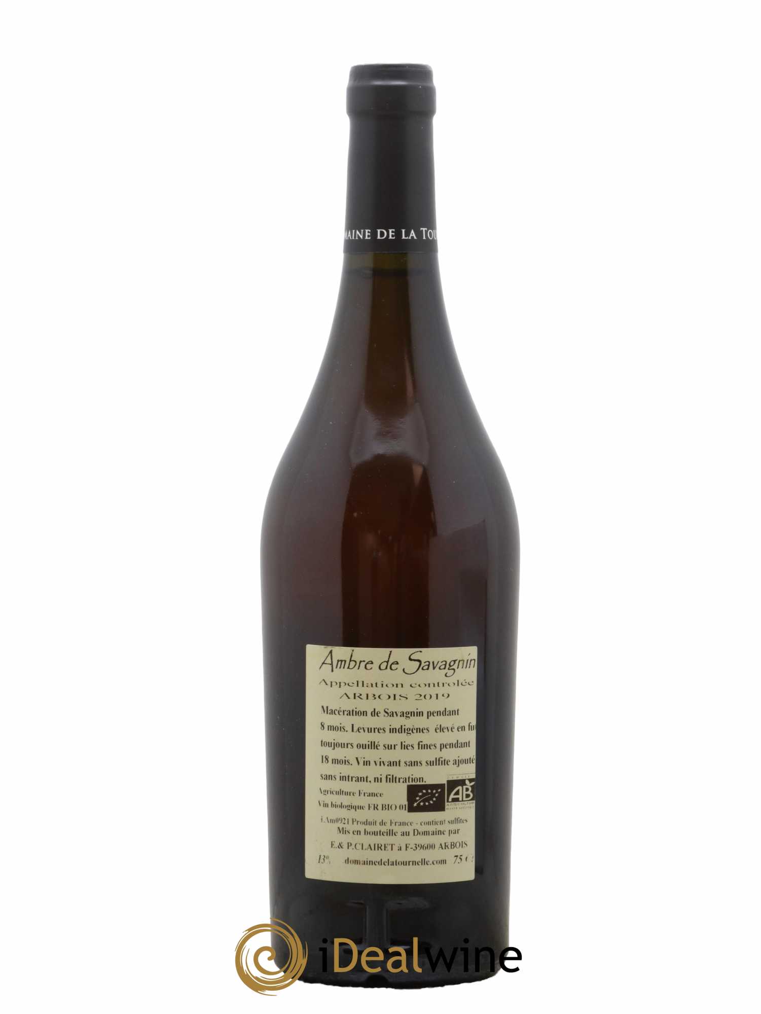 Arbois Ambre de Savagnin Domaine de la Tournelle 2019 - Posten von 1 Flasche - 1