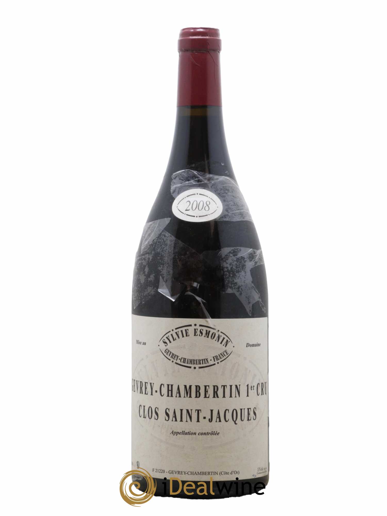 Gevrey-Chambertin 1er Cru Clos Saint Jacques Sylvie Esmonin 2008 - Lot de 1 magnum - 0