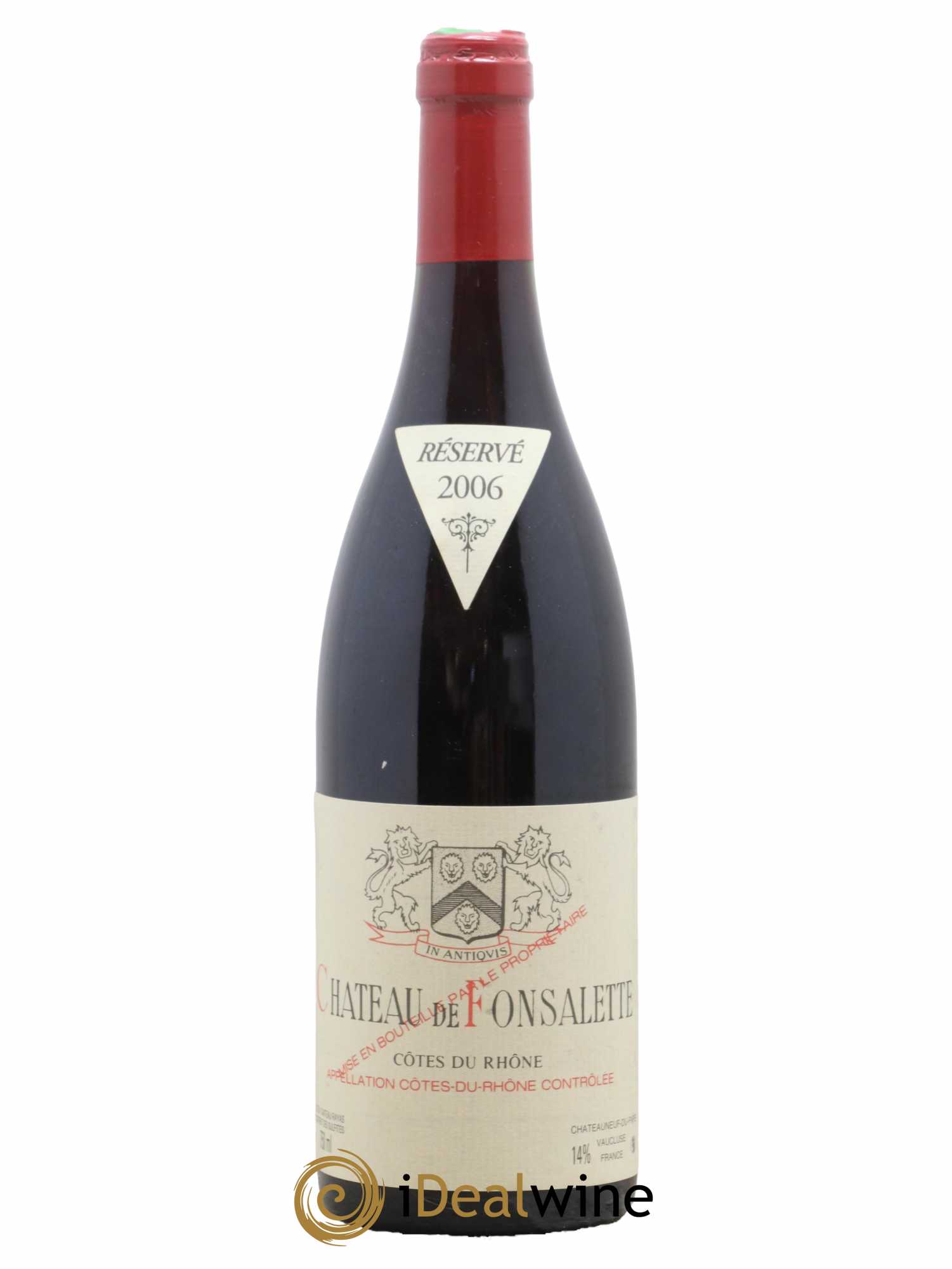 Côtes-du-Rhône Château de Fonsalette Emmanuel Reynaud 2006 - Lot de 1 bouteille - 0