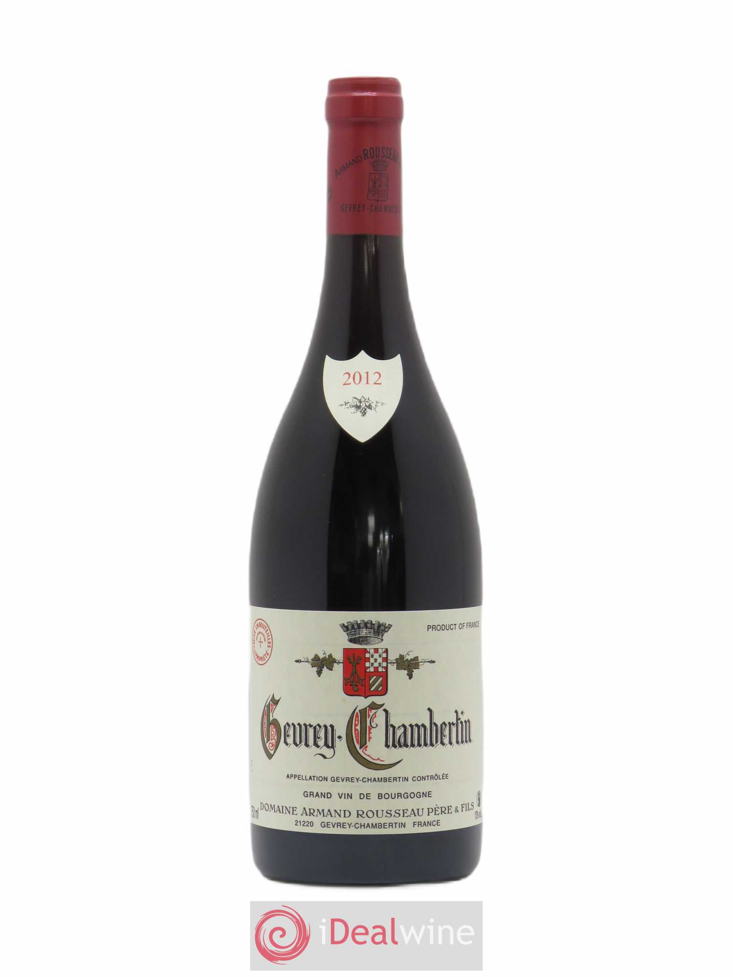Gevrey-Chambertin Armand Rousseau (Domaine) 2012 - Lot de 1 bouteille - 0