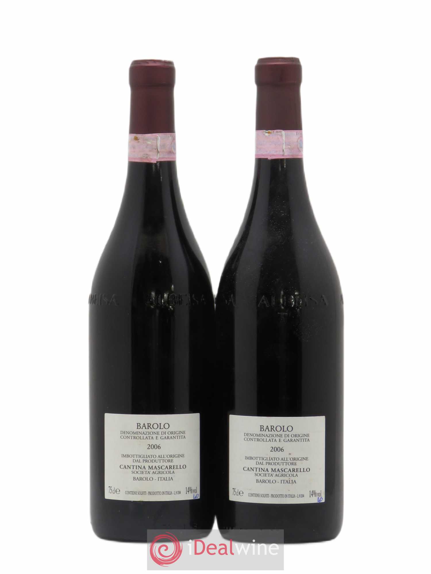 Barolo DOCG Bartolo Mascarello 2006 - Lot de 2 bouteilles - 1