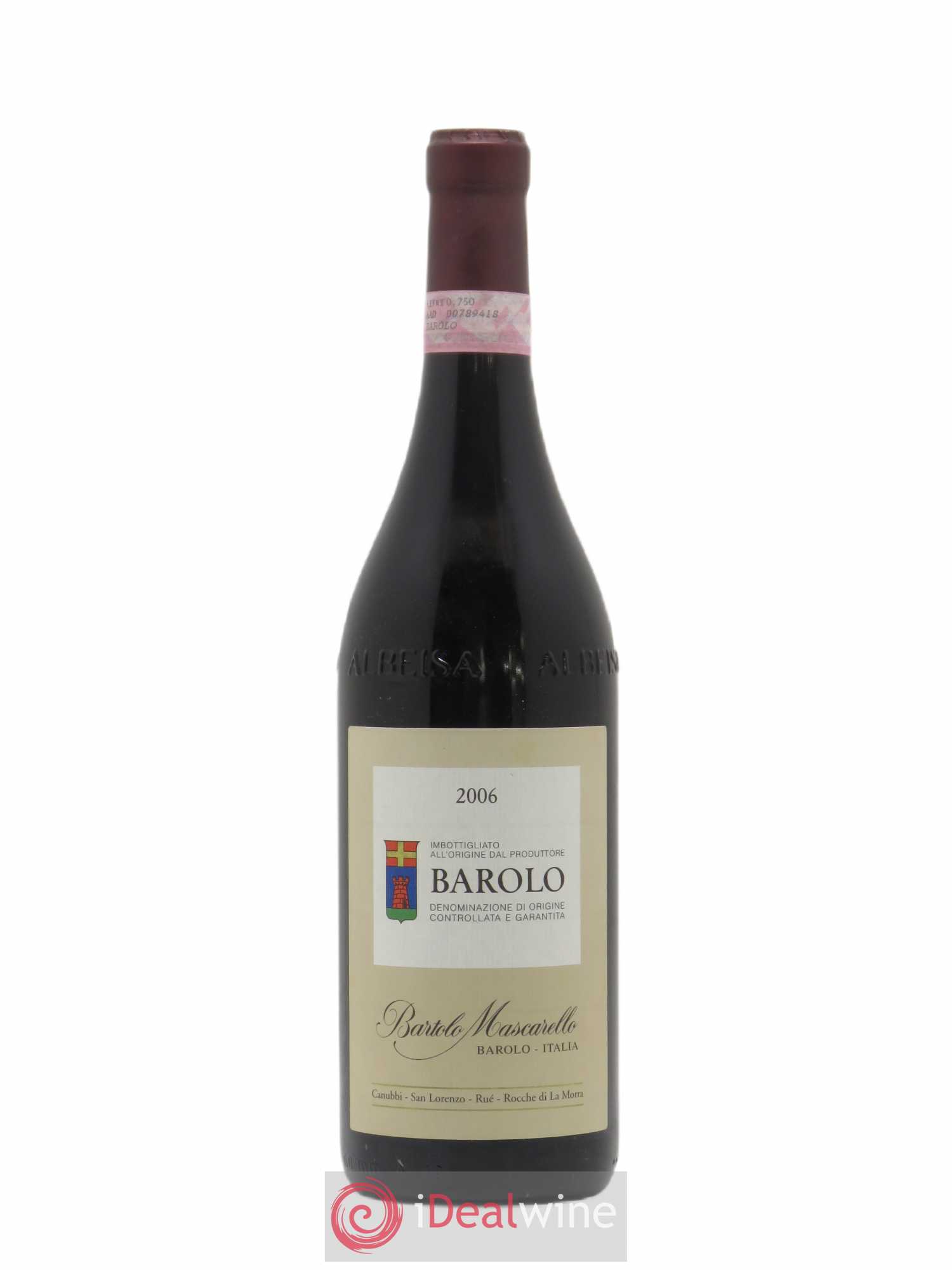 Barolo DOCG Bartolo Mascarello 2006 - Lot de 1 bouteille - 0