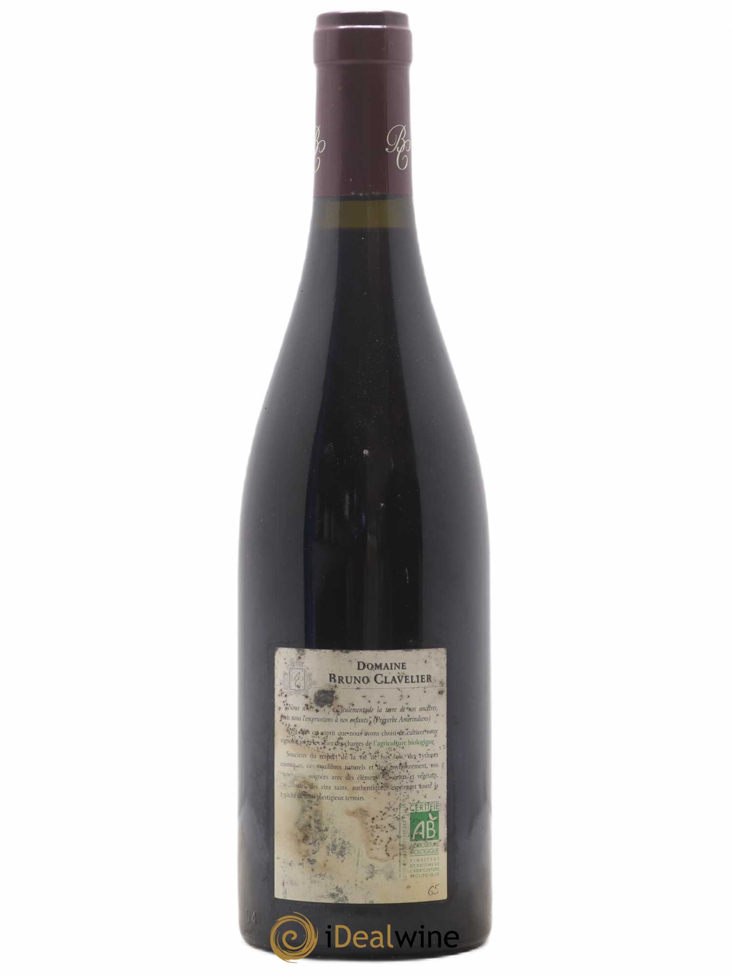 Chambolle-Musigny 1er Cru La Combe d'Orveaux Vieilles Vignes Bruno Clavelier 2010 - Lot de 1 bouteille - 1