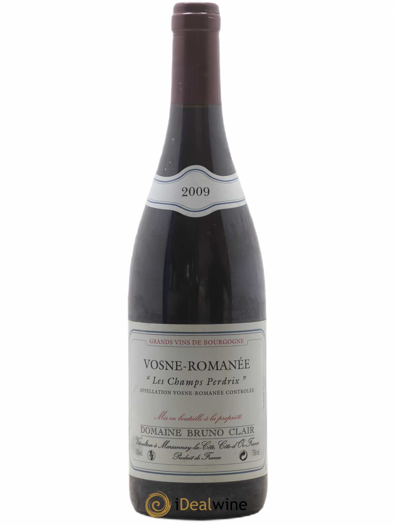 Vosne-Romanée Les Champs Perdrix Bruno Clair (Domaine) 2009 - Lot de 1 bouteille - 0
