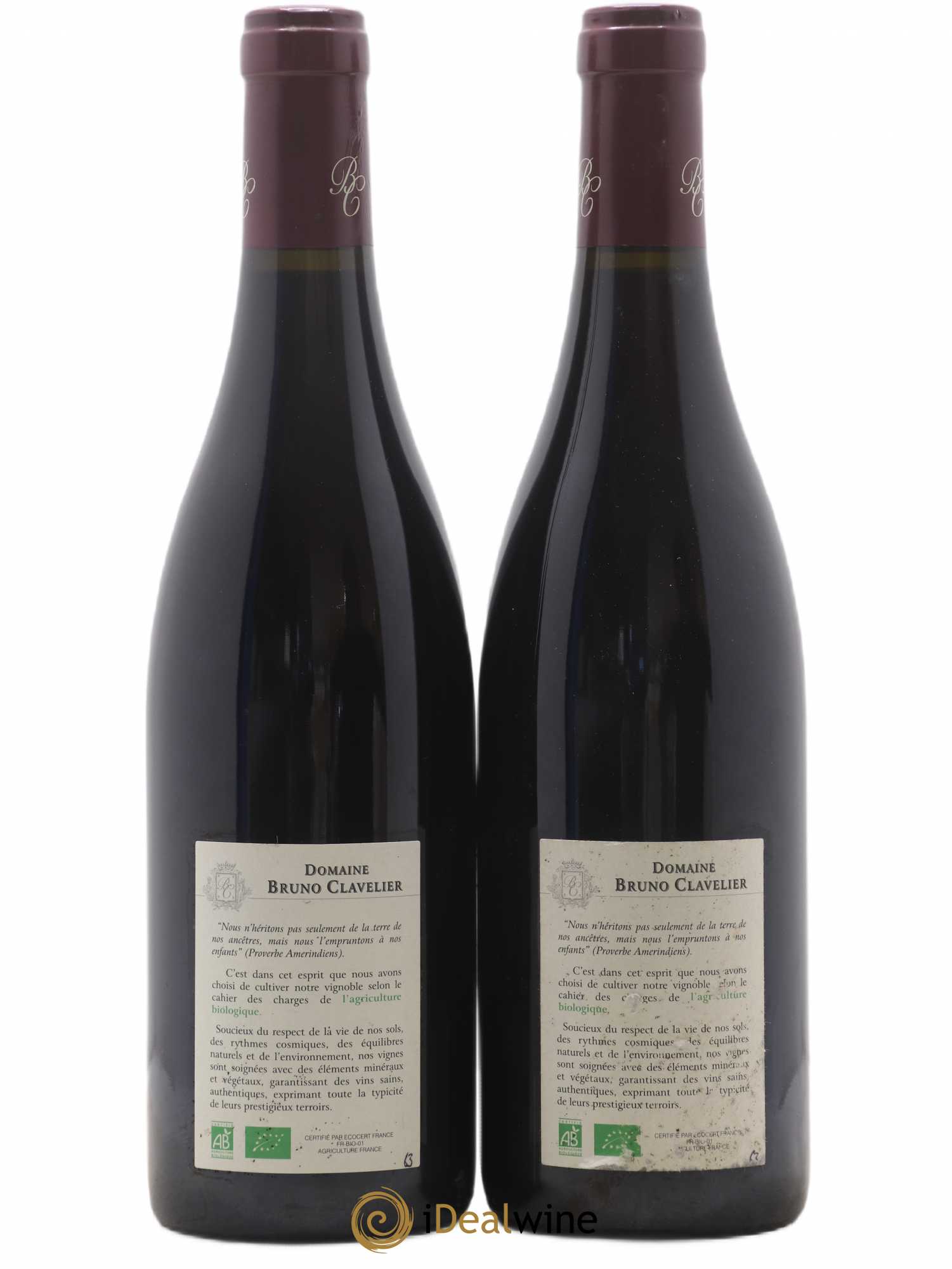 Chambolle-Musigny 1er Cru La Combe d'Orveaux Vieilles Vignes Bruno Clavelier 2012 - Lot de 2 bouteilles - 1