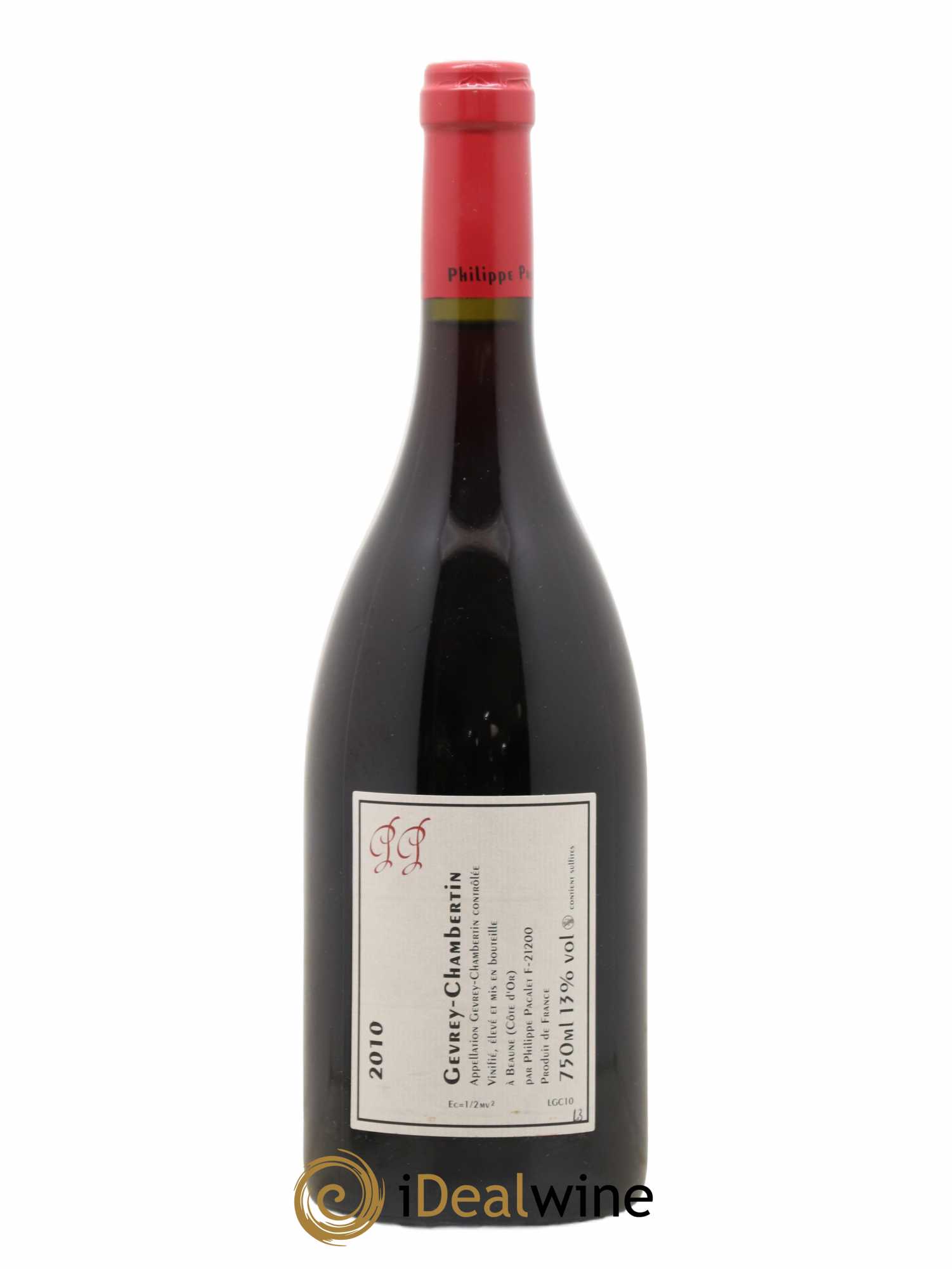 Gevrey-Chambertin Philippe Pacalet 2010 - Lot de 1 bouteille - 1