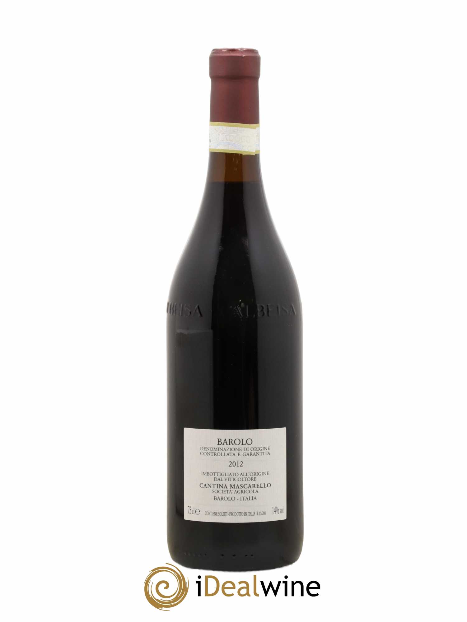 Barolo DOCG Bartolo Mascarello 2012 - Lot de 1 bouteille - 1