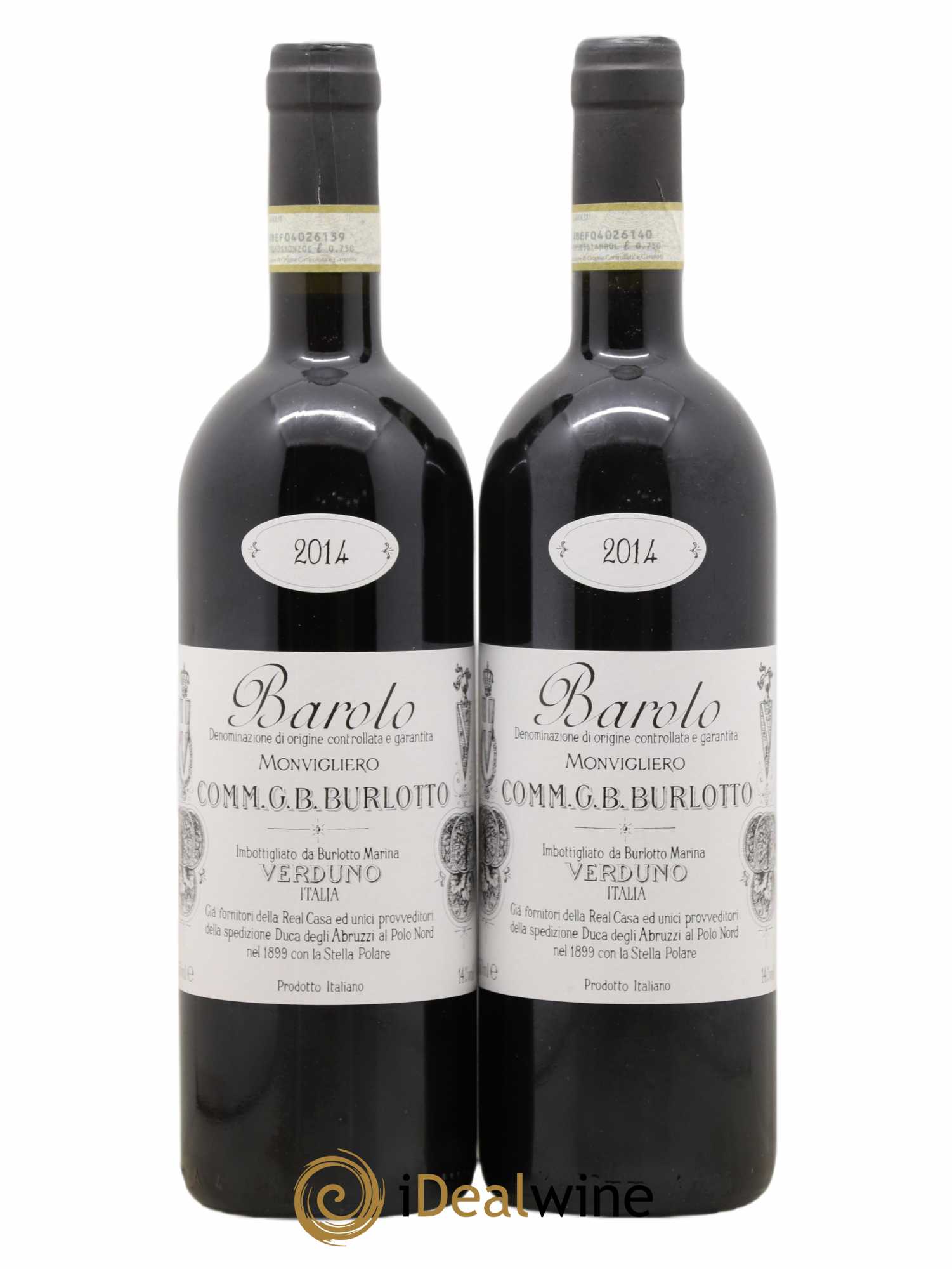 Barolo DOCG Monvigliero Comm. Giovan Battista Burlotto 2014 - Lot de 2 bouteilles - 0