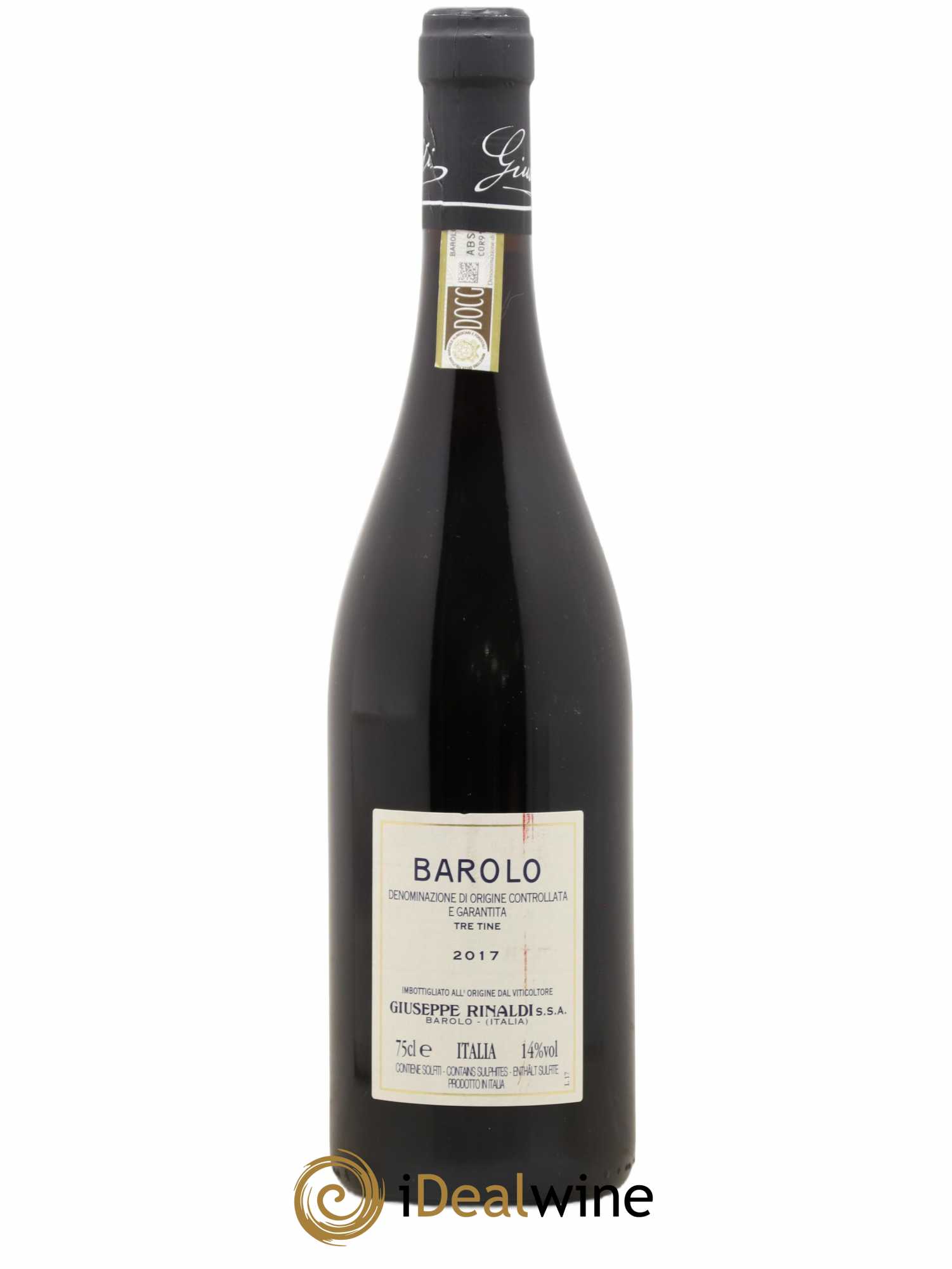 Barolo DOCG Tre Tine Giuseppe Rinaldi 2017 - Lot of 1 bottle - 1