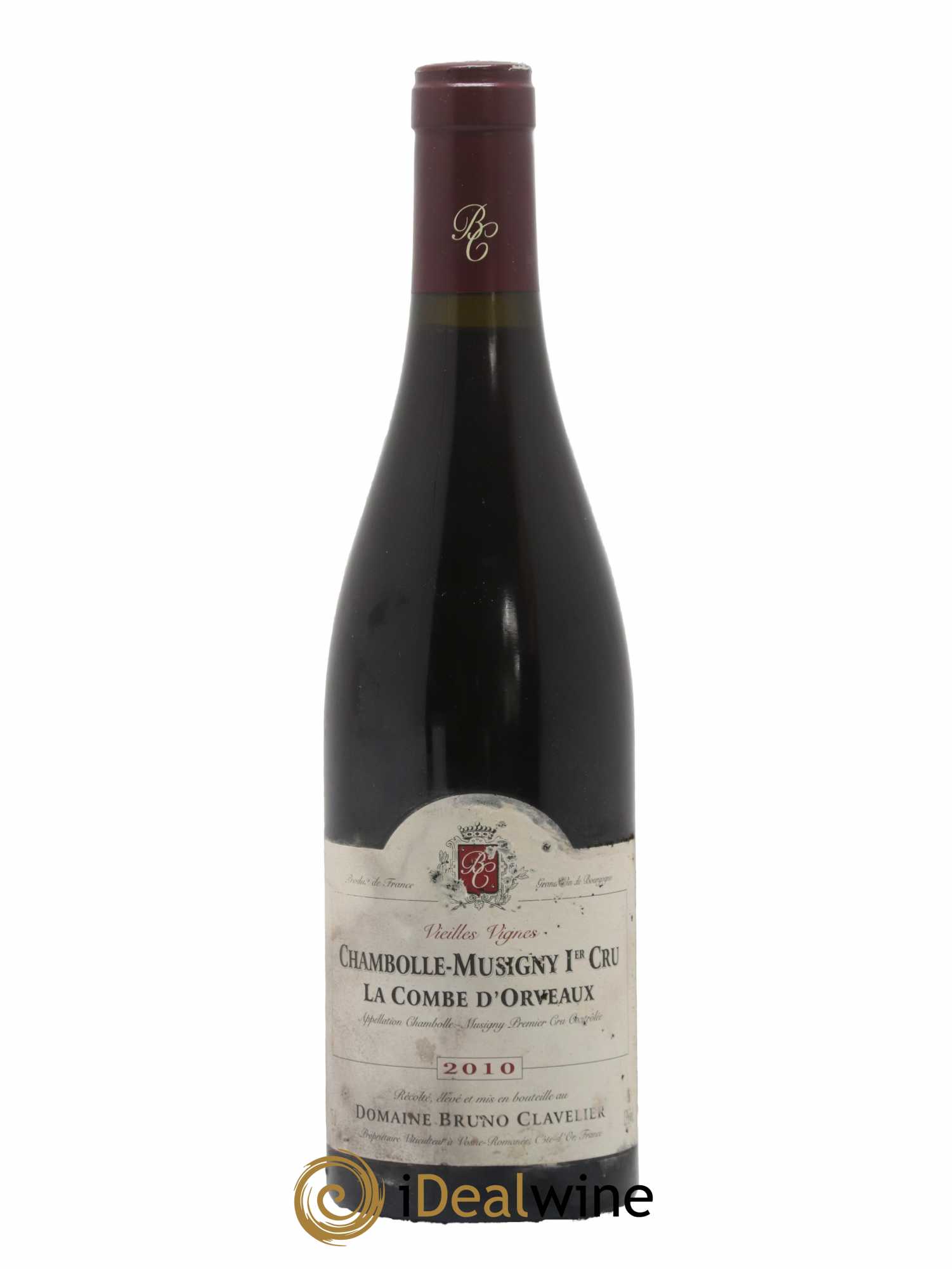 Chambolle-Musigny 1er Cru La Combe d'Orveaux Vieilles Vignes Bruno Clavelier 2010 - Lot de 1 bouteille - 0