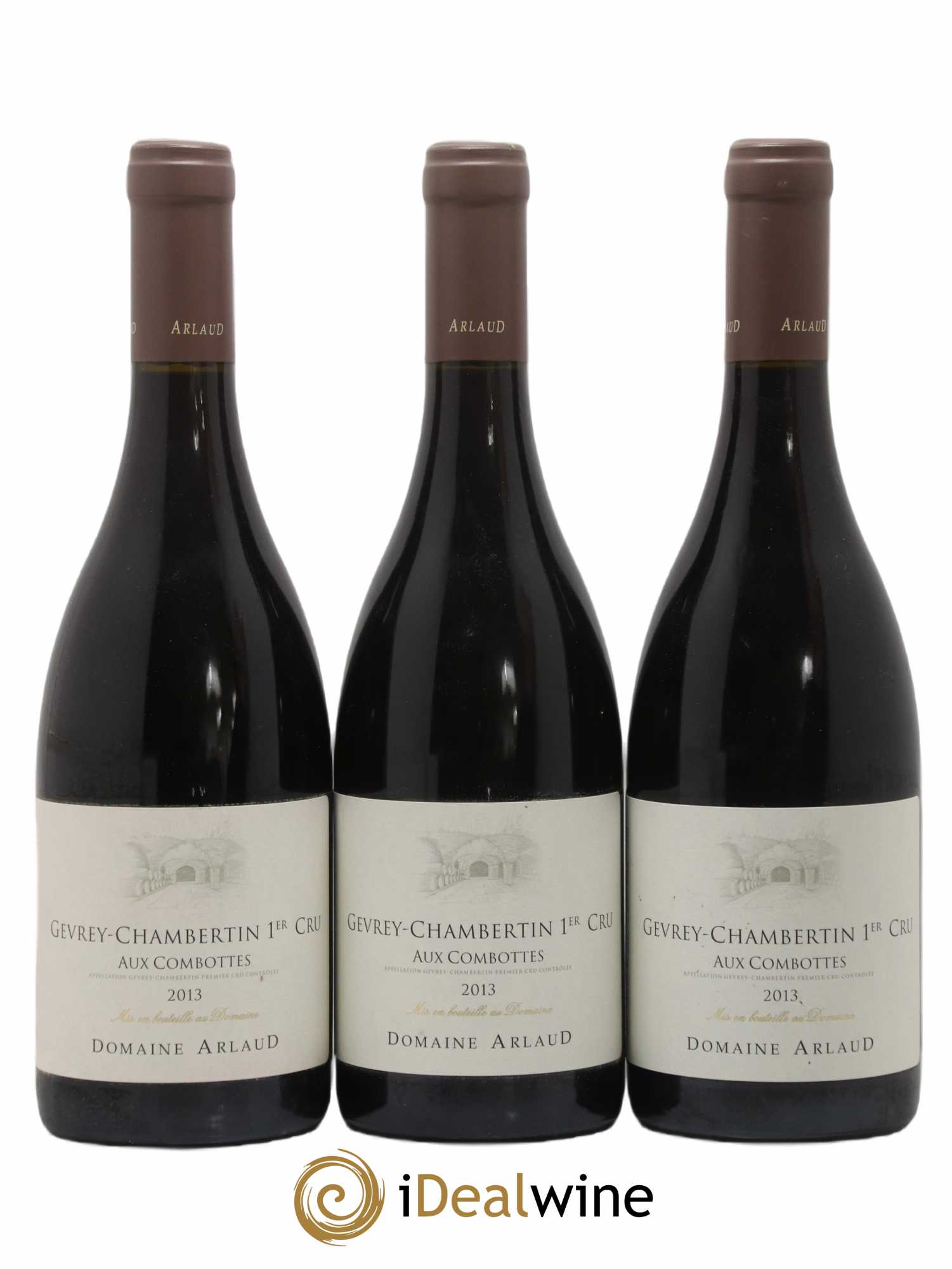 Gevrey-Chambertin 1er Cru Aux Combottes Arlaud 2013 - Lot de 3 bouteilles - 0