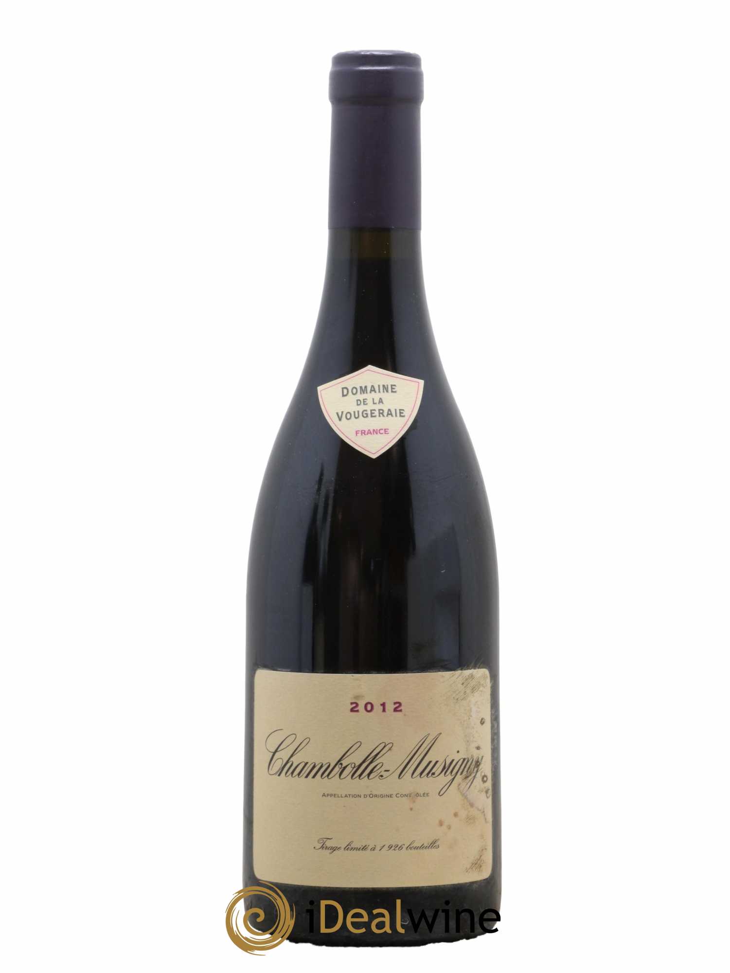 Chambolle-Musigny La Vougeraie 2012 - Lot de 1 bouteille - 0