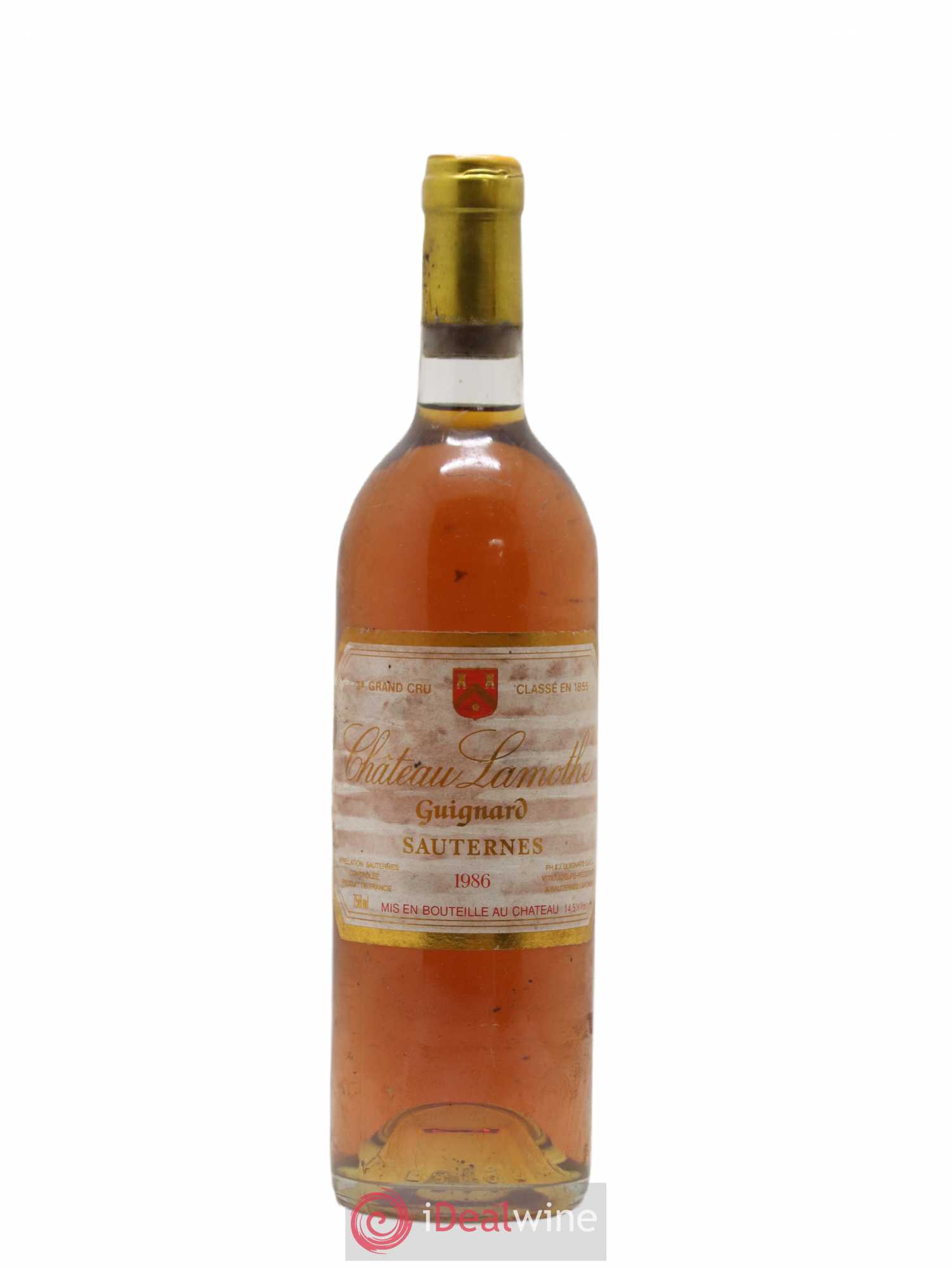 Château Lamothe Guignard 2ème Grand Cru Classé 1986 - Lotto di 1 bottiglia - 0